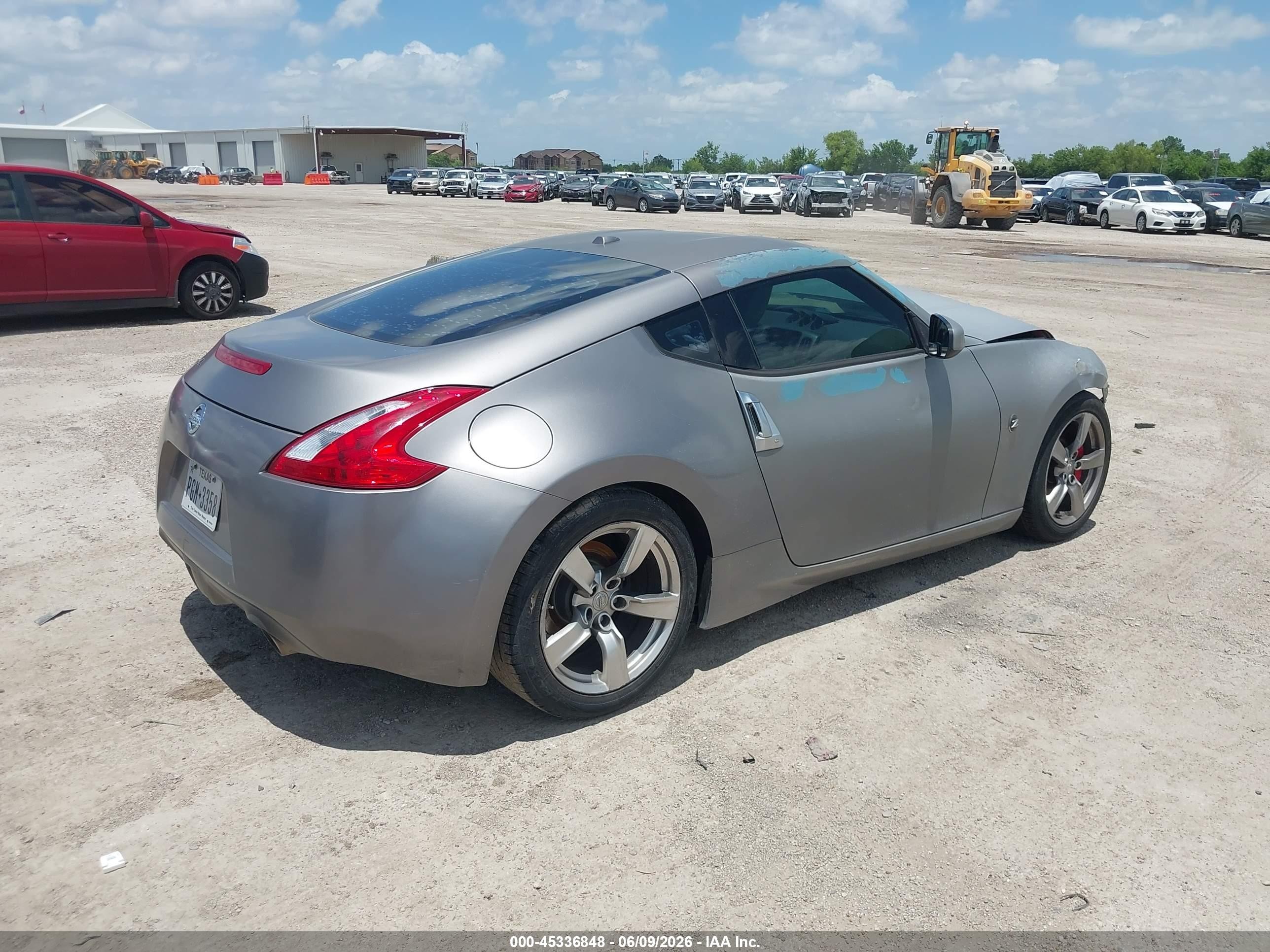 2009 Nissan 370z Touring Gray vin: JN1AZ44E49M407318