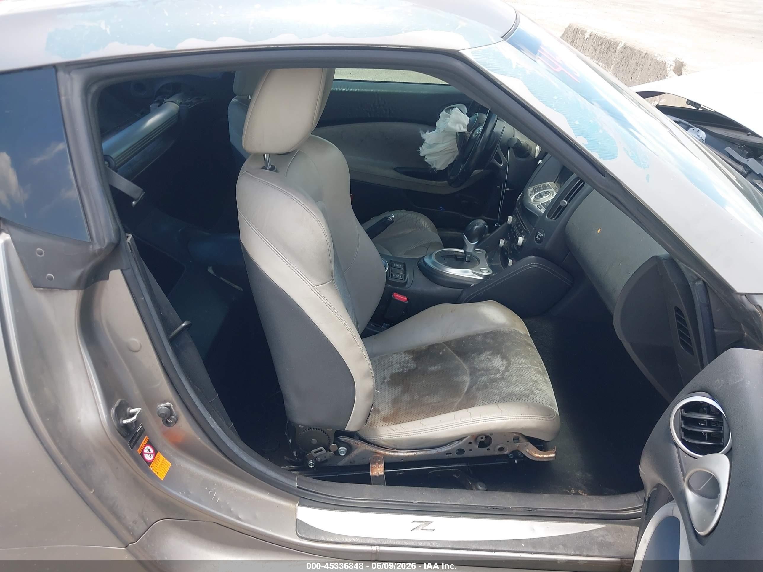2009 Nissan 370z Touring Gray vin: JN1AZ44E49M407318