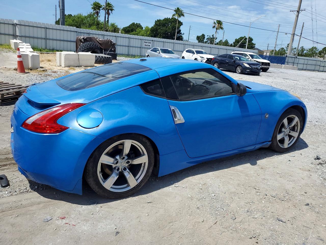 2009 Nissan 370z Base Blue vin: JN1AZ44E99M408707