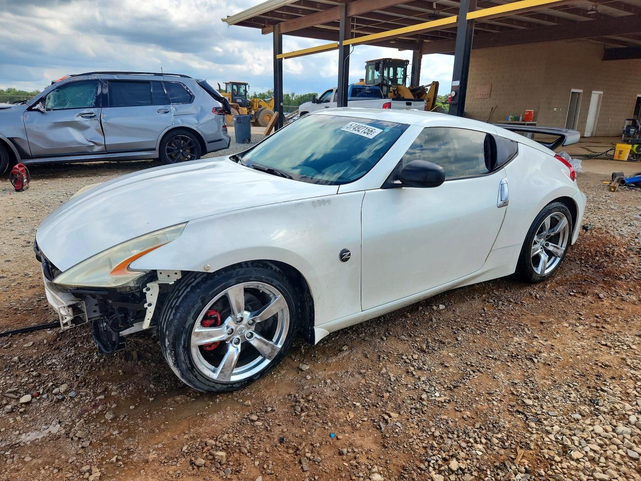 2009 Nissan 370z Base White vin: JN1AZ44EX9M405671