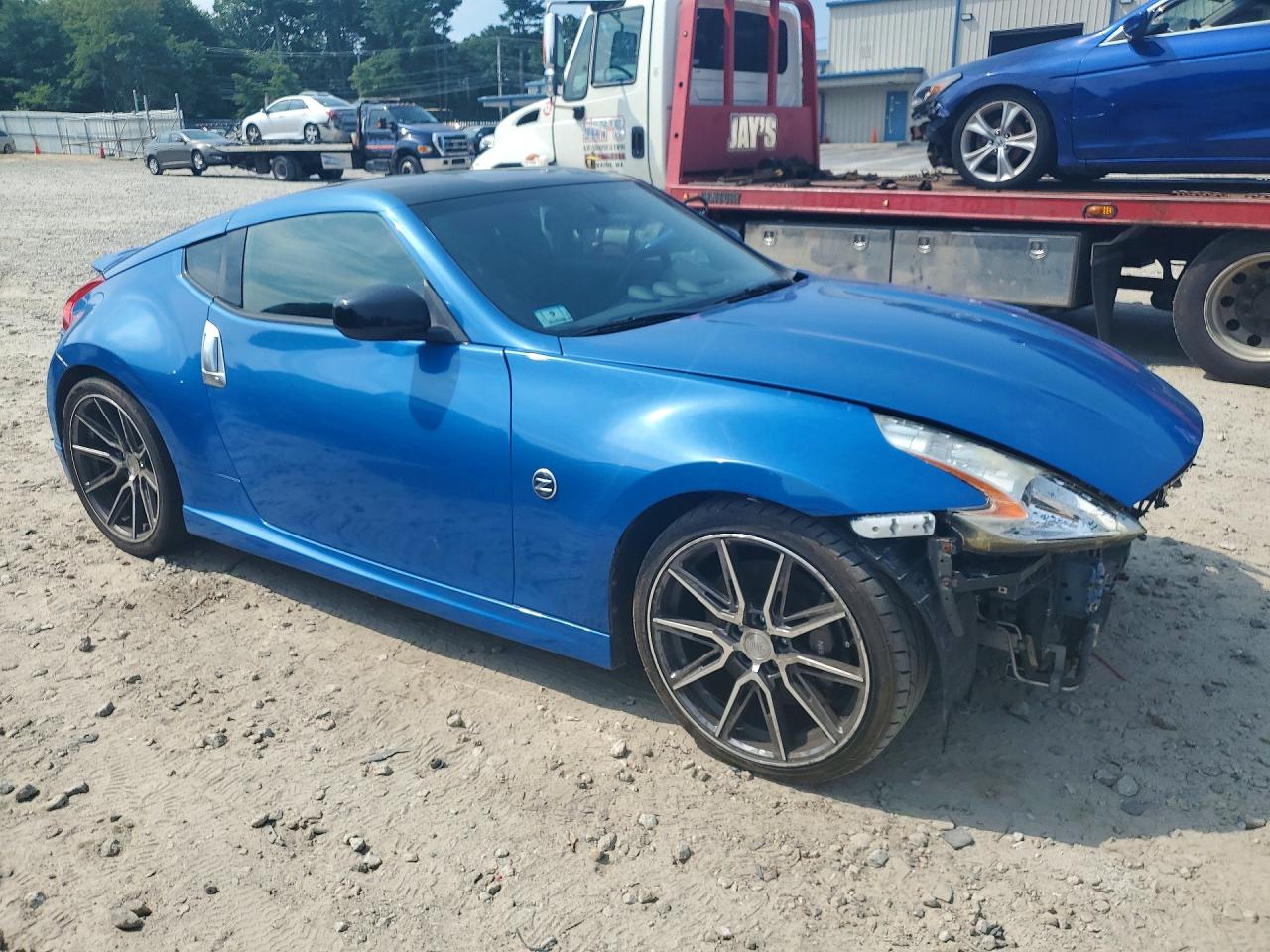 2009 Nissan 370z Base Blue vin: JN1AZ44EX9M405699