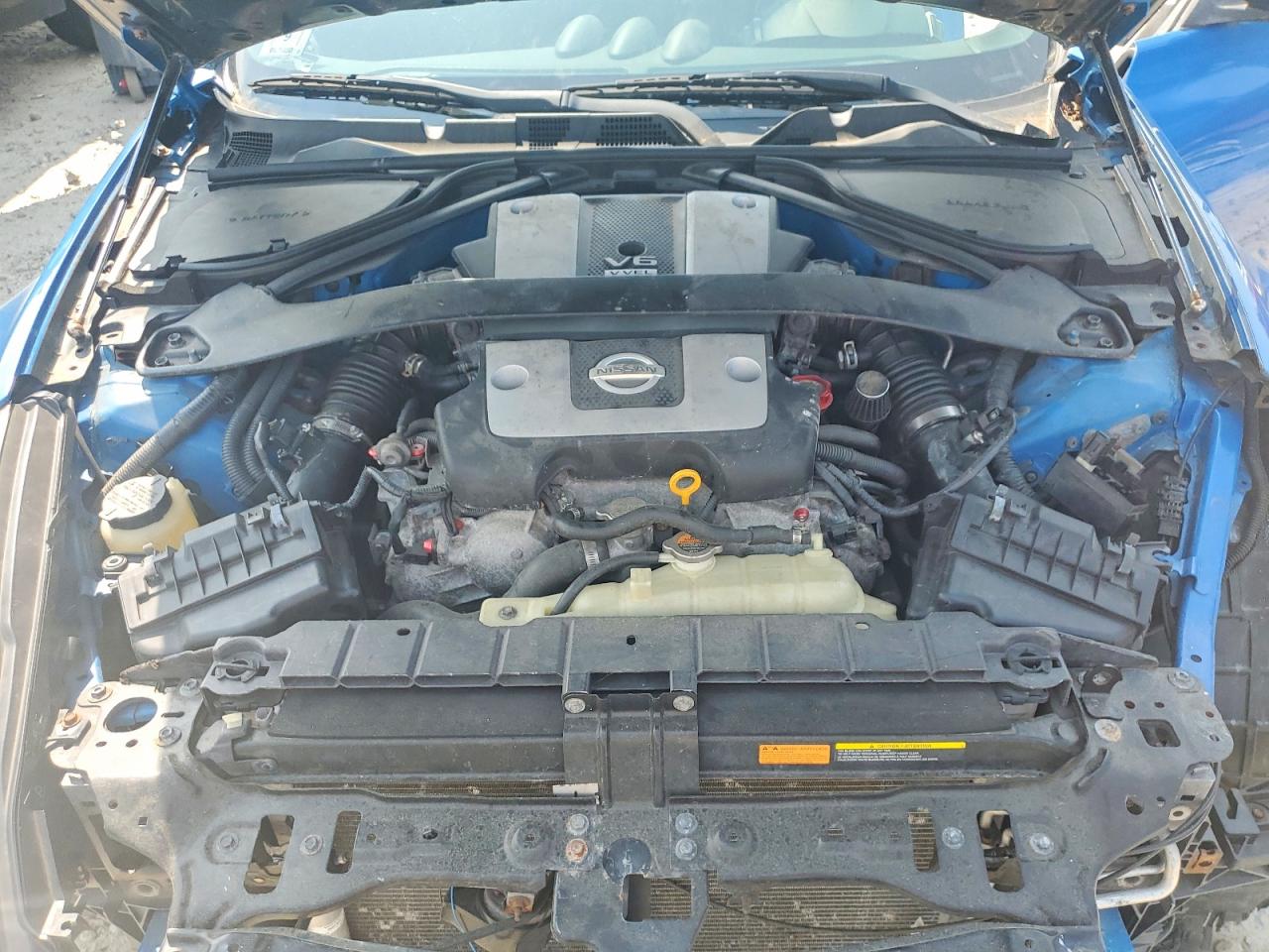 2009 Nissan 370z Base Blue vin: JN1AZ44EX9M405699