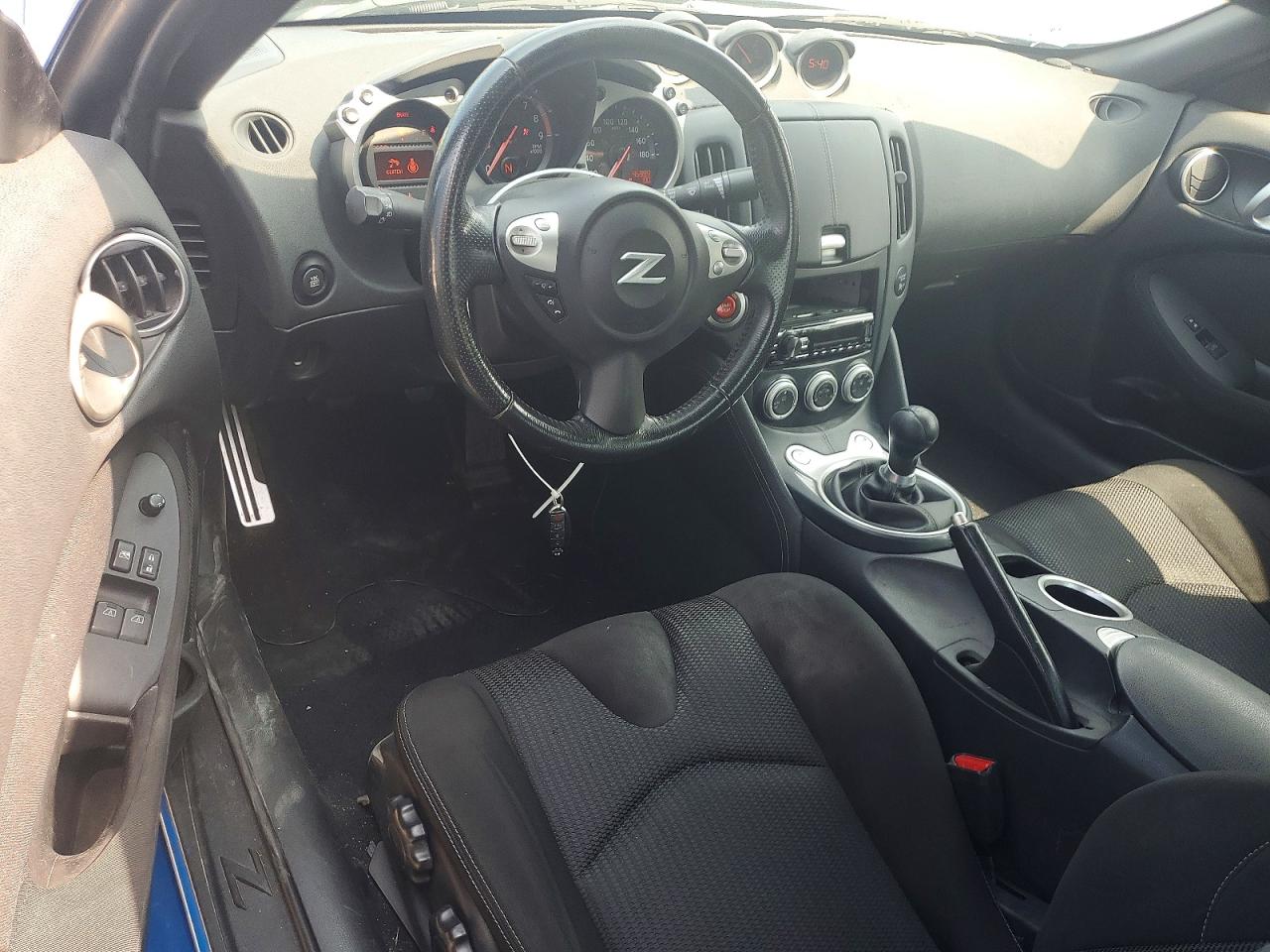 2009 Nissan 370z Base Blue vin: JN1AZ44EX9M405699