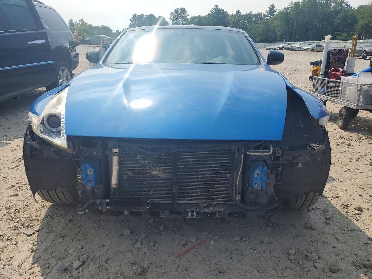 2009 Nissan 370z Base Blue vin: JN1AZ44EX9M405699