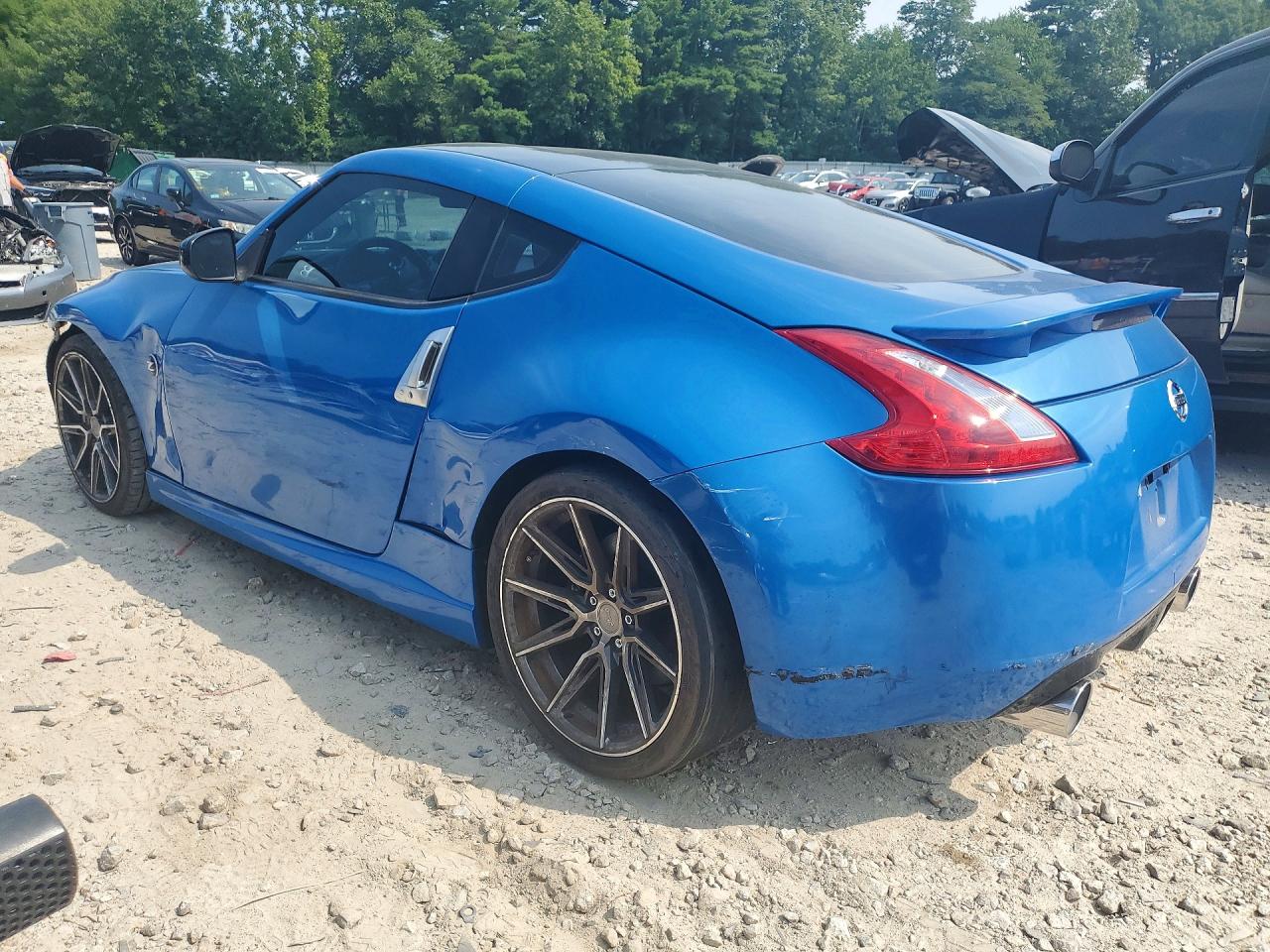 2009 Nissan 370z Base Blue vin: JN1AZ44EX9M405699