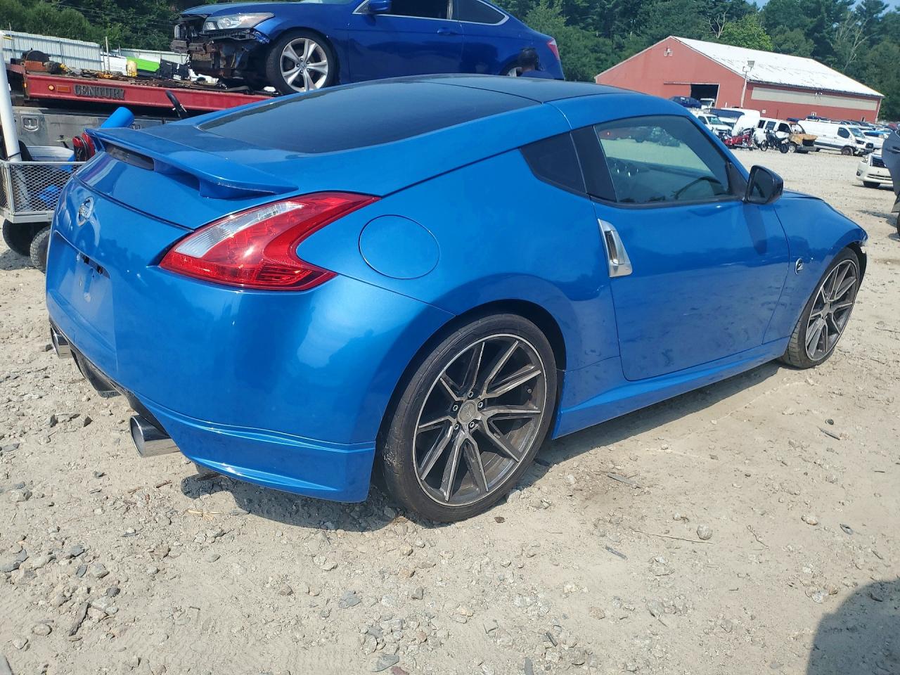 2009 Nissan 370z Base Blue vin: JN1AZ44EX9M405699