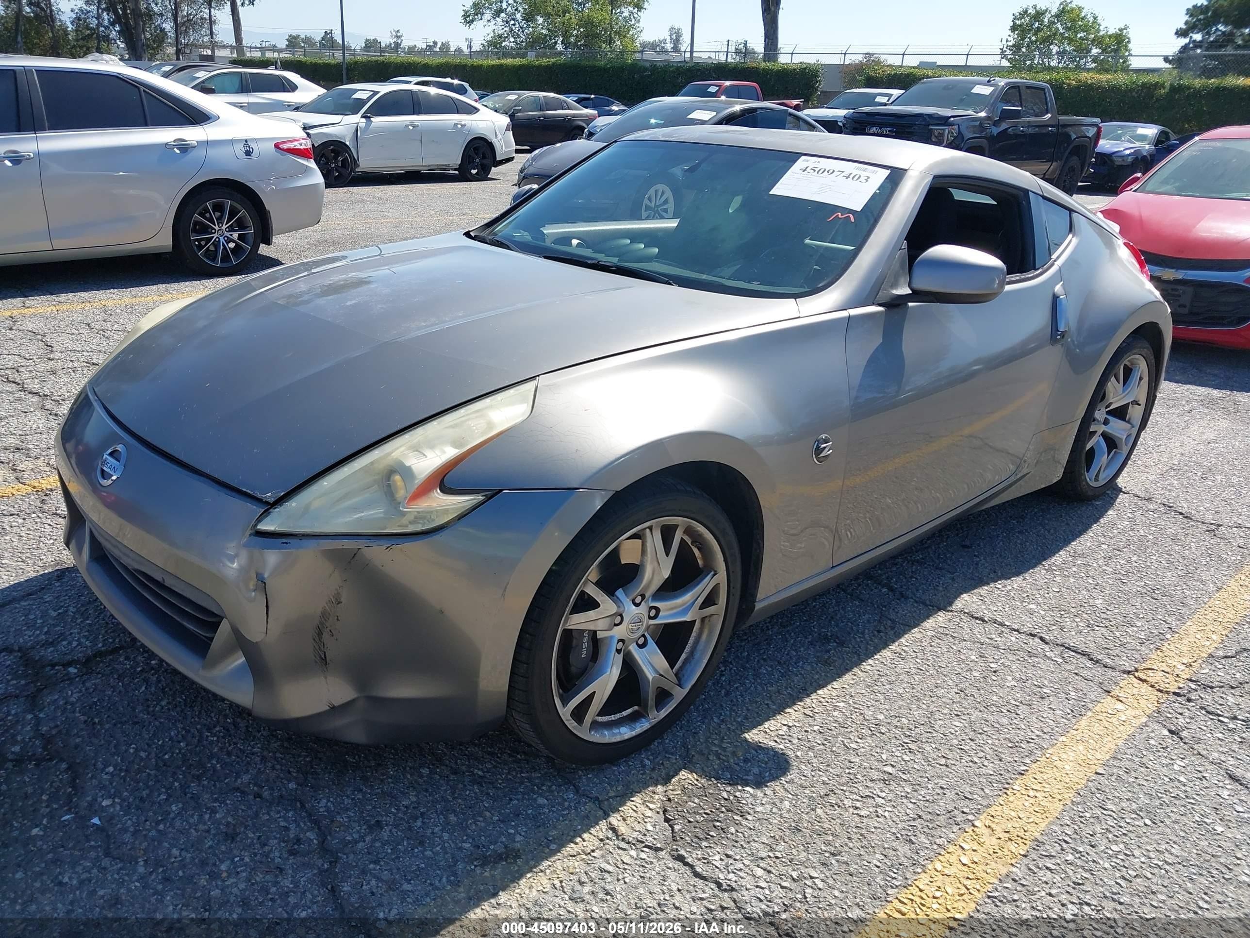 2010 Nissan 370z   Gray vin: JN1AZ4EH0AM505064