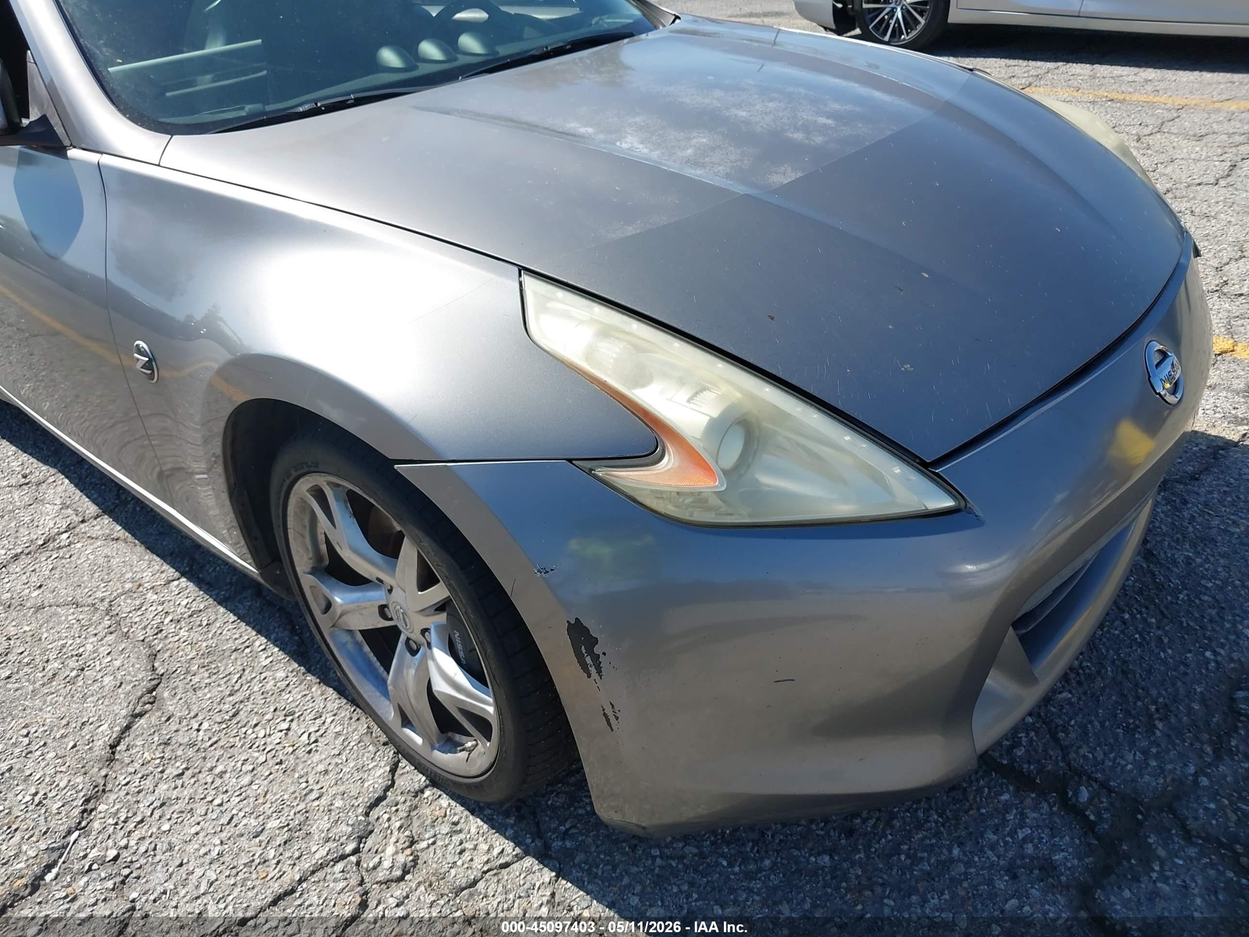 2010 Nissan 370z   Gray vin: JN1AZ4EH0AM505064