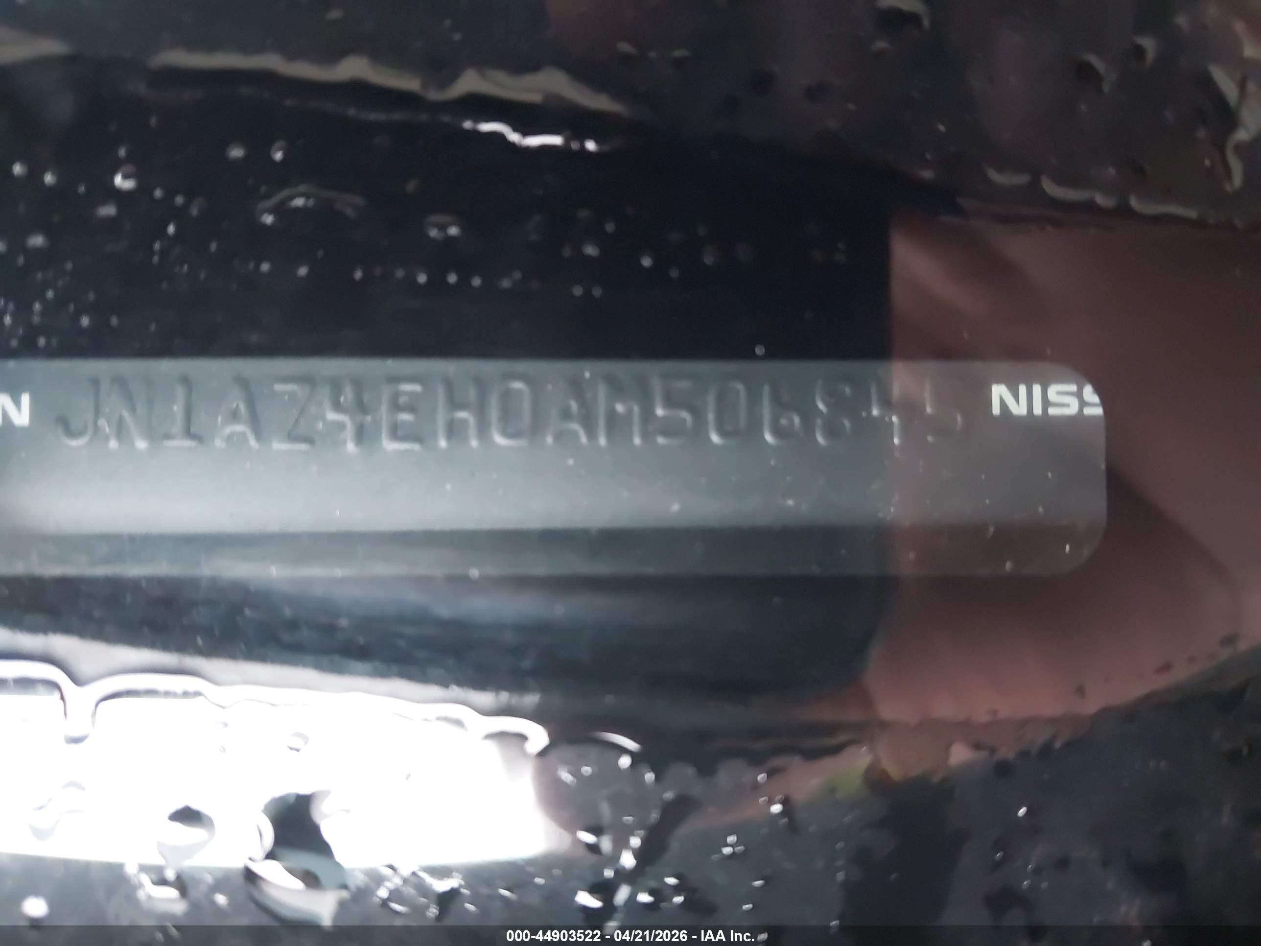 2010 Nissan 370z Touring Белый vin: JN1AZ4EH0AM506845