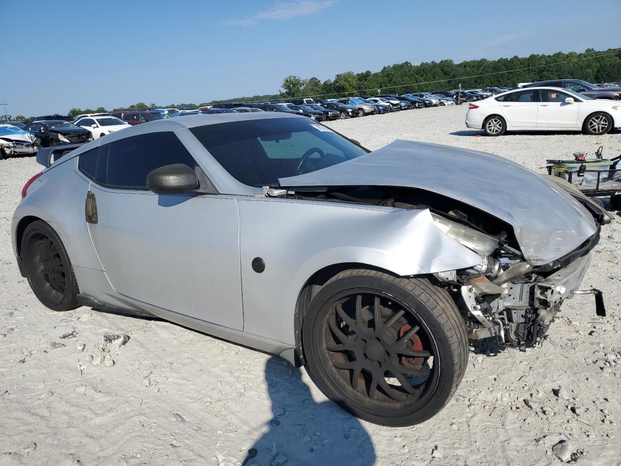 2011 Nissan 370z Base Серебряный vin: JN1AZ4EH0BM552306