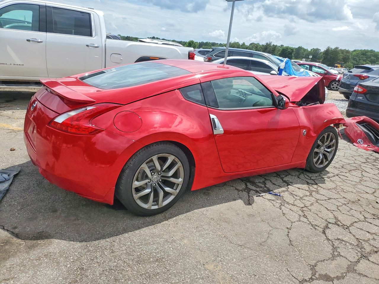 2013 Nissan 370z Base Red vin: JN1AZ4EH0DM380765
