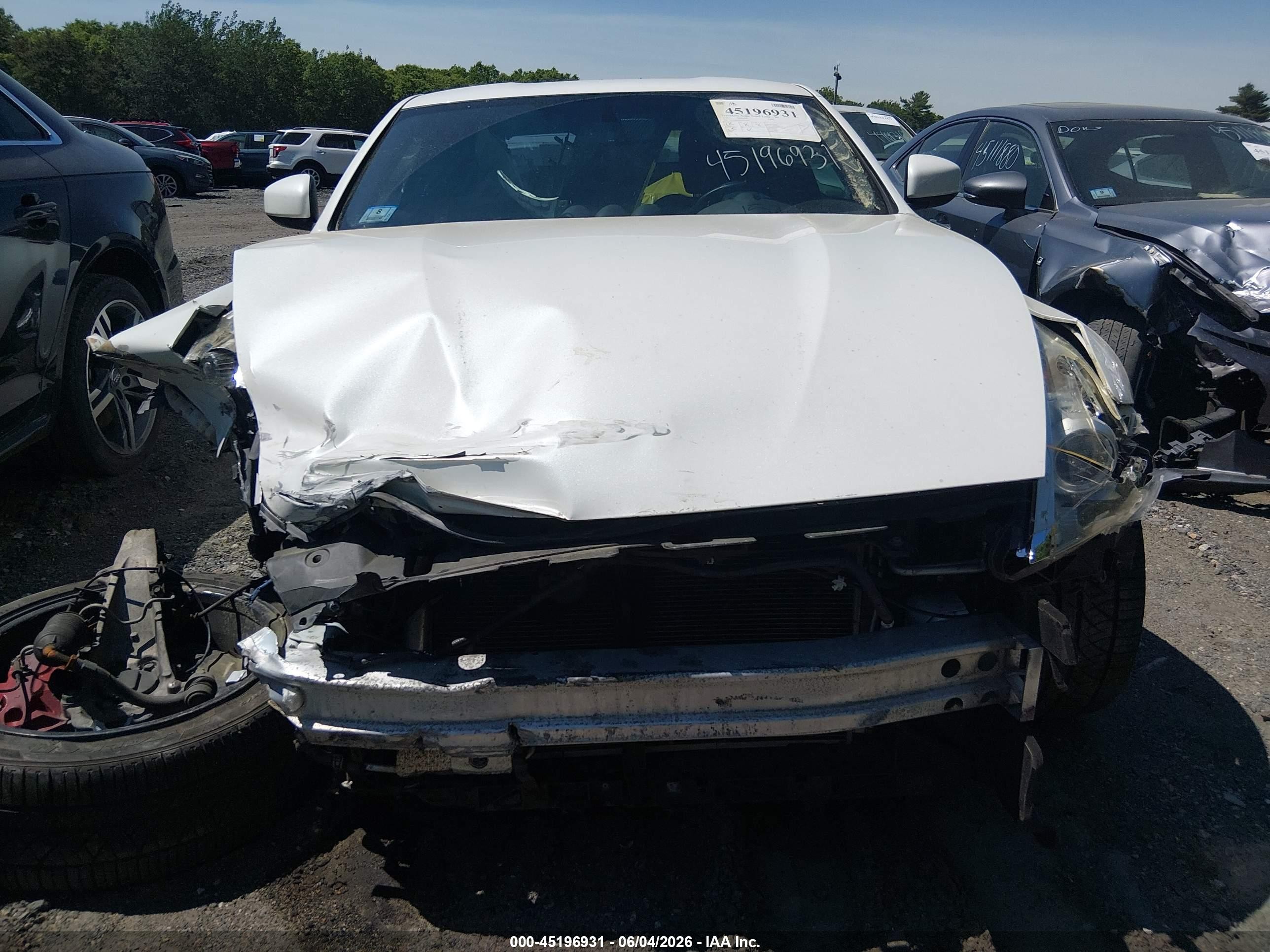 2015 Nissan 370z Sport White vin: JN1AZ4EH0FM442653