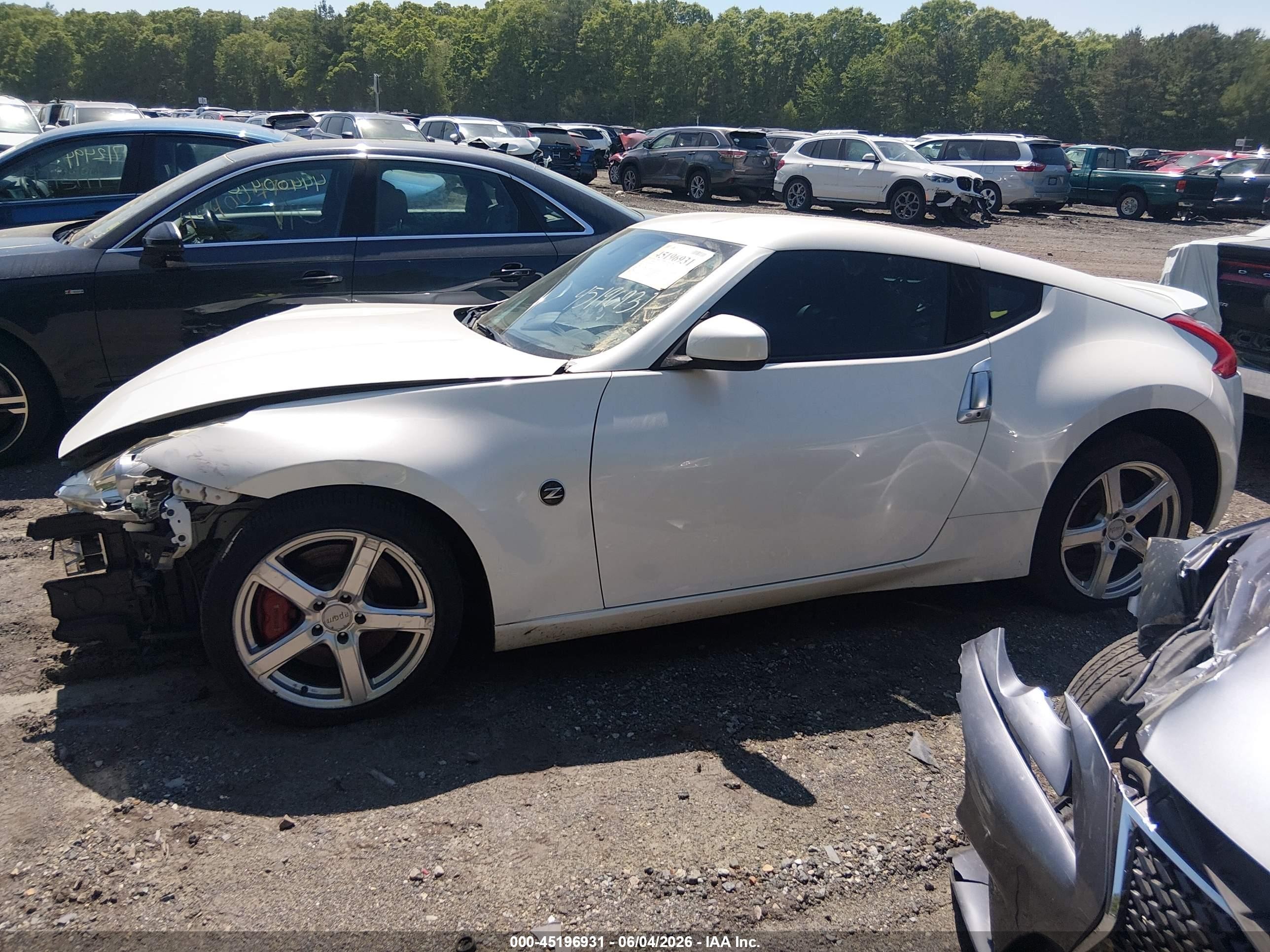 2015 Nissan 370z Sport White vin: JN1AZ4EH0FM442653