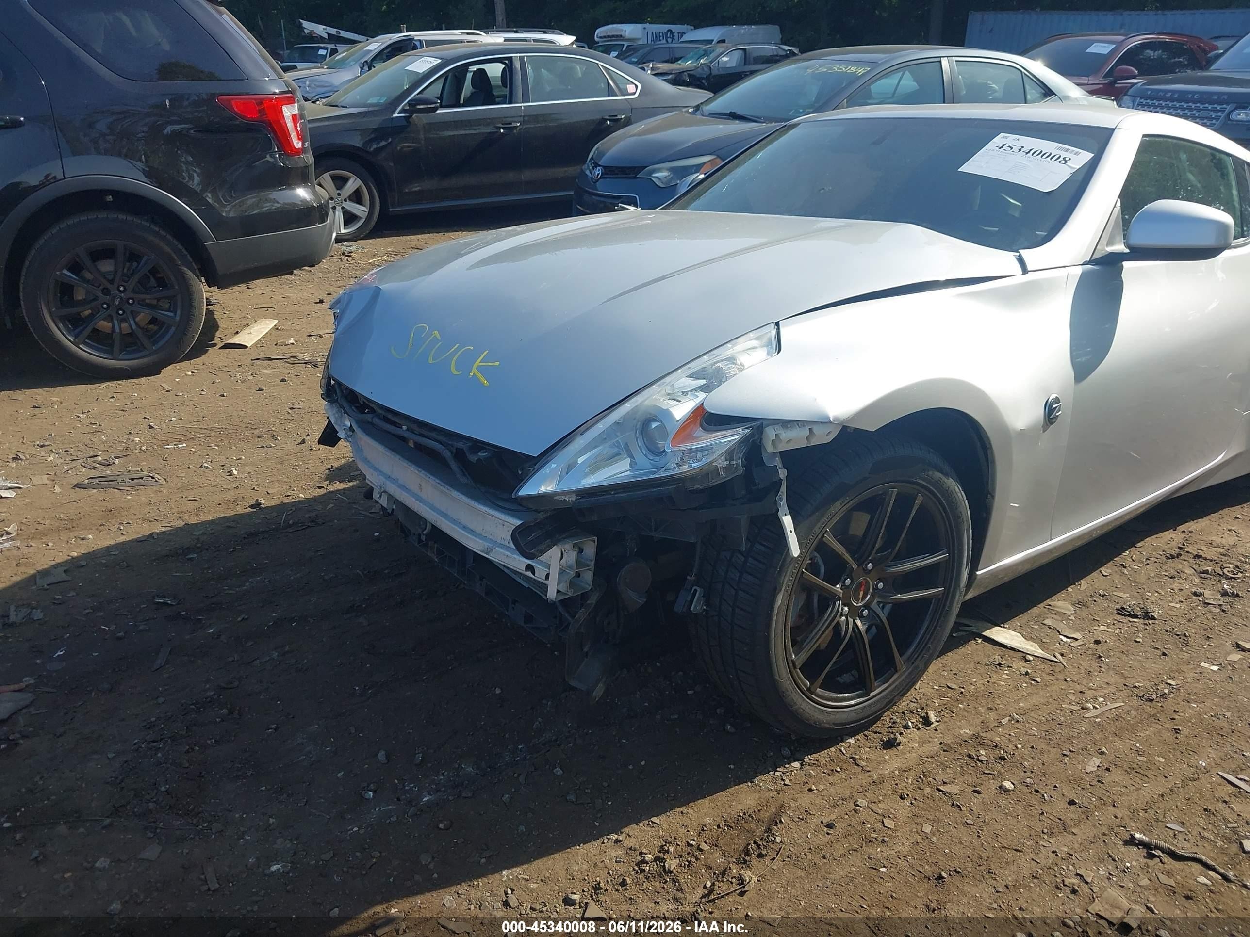 2012 Nissan 370z   Silver vin: JN1AZ4EH1CM563784