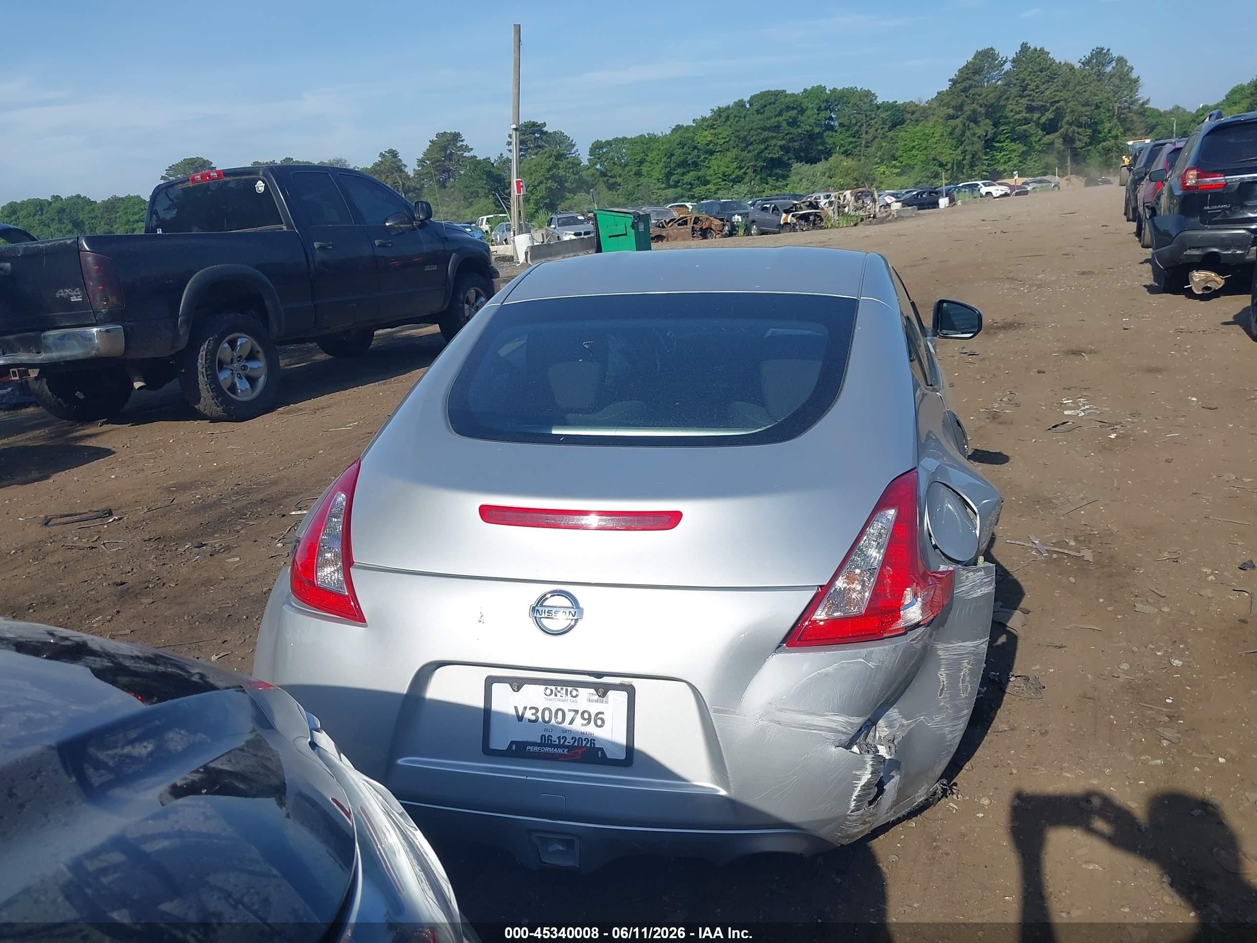 2012 Nissan 370z   Silver vin: JN1AZ4EH1CM563784