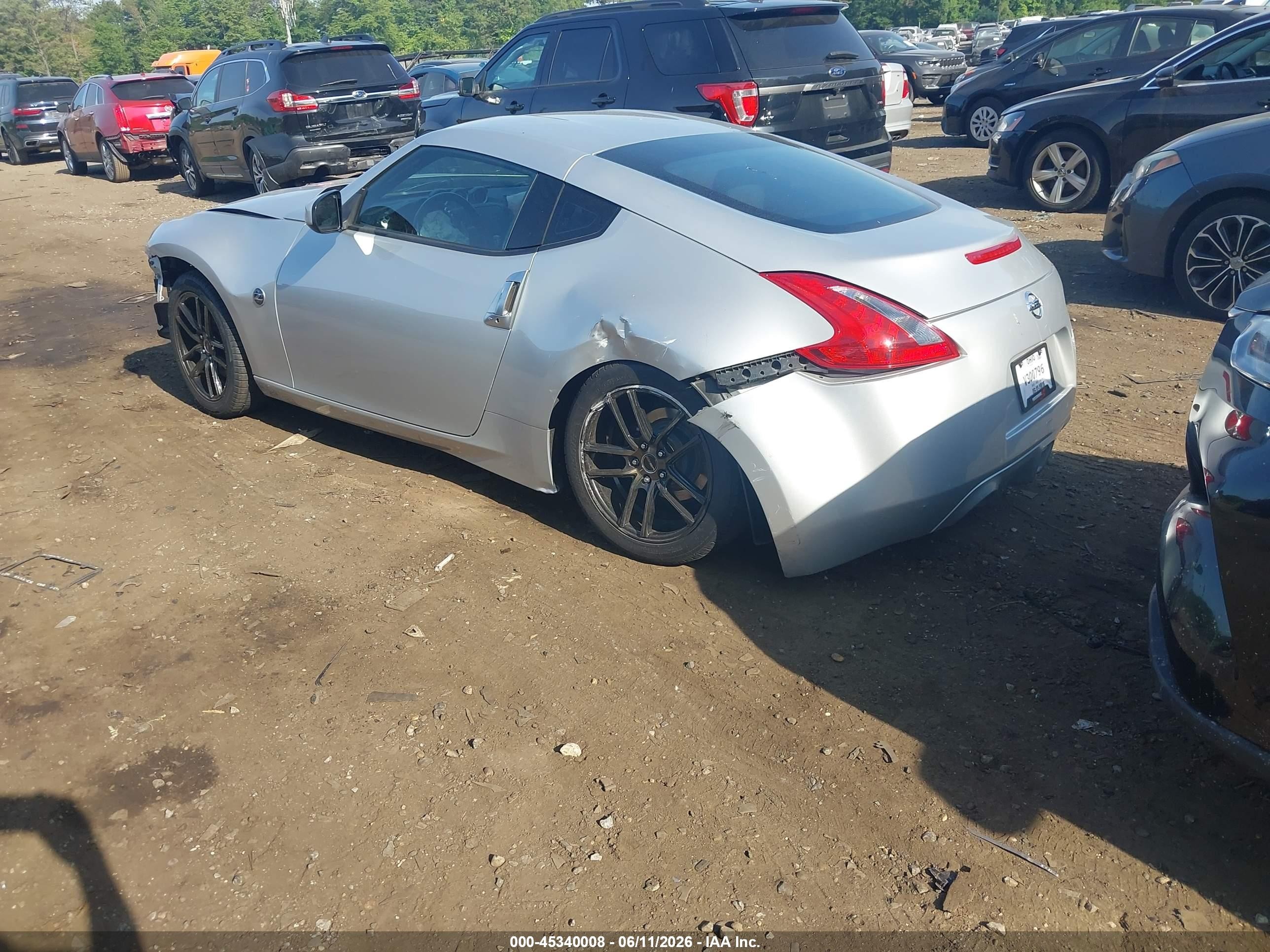 2012 Nissan 370z   Silver vin: JN1AZ4EH1CM563784