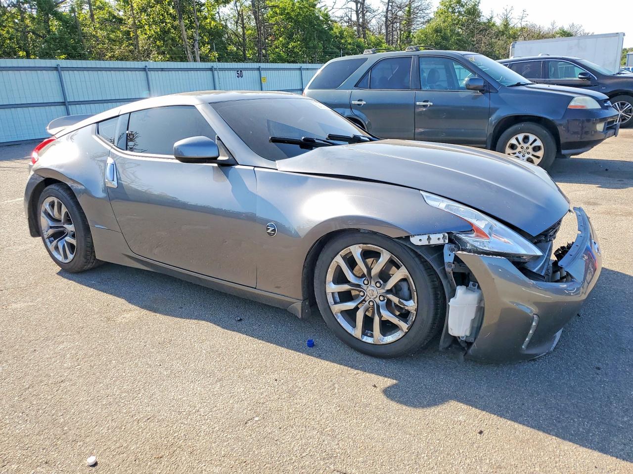 2014 Nissan 370z Base Серый vin: JN1AZ4EH1EM636087