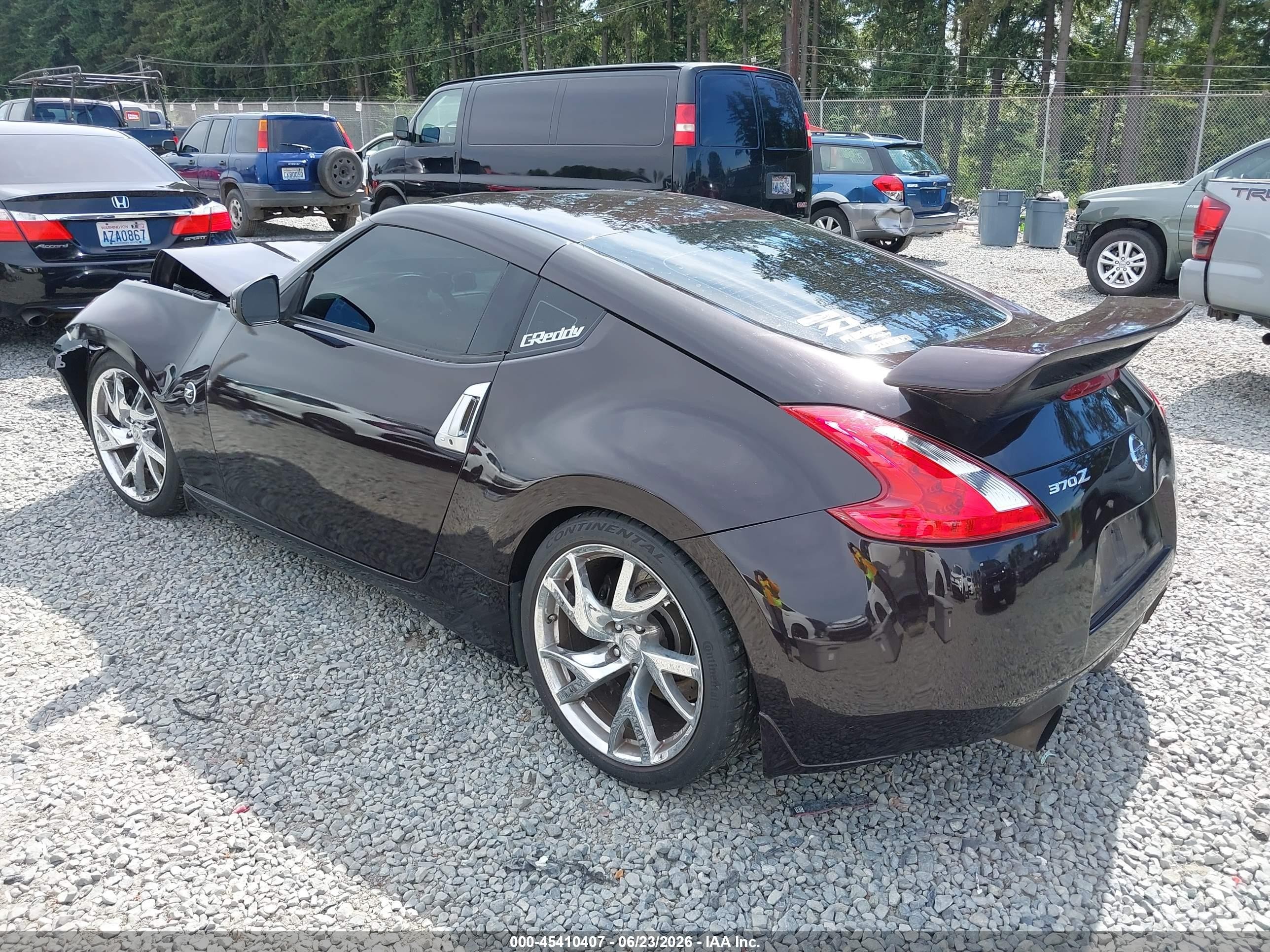 2012 Nissan 370z   Burgundy vin: JN1AZ4EH2CM563065