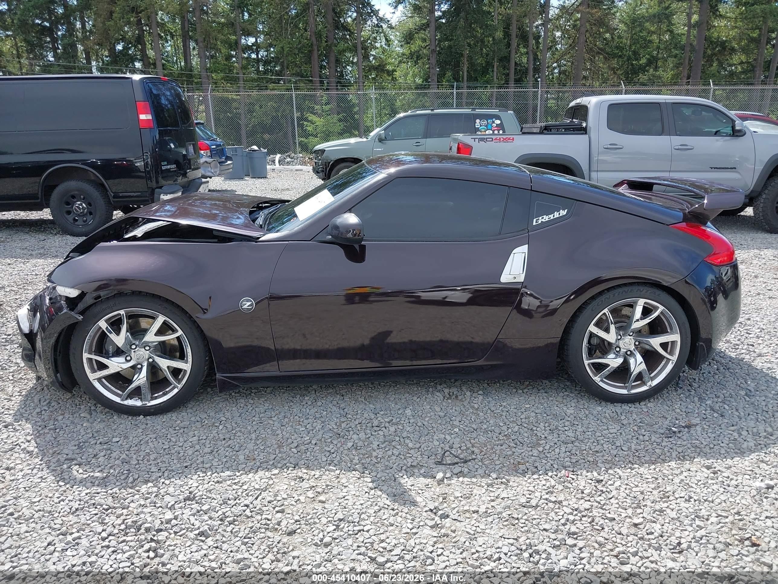 2012 Nissan 370z   Burgundy vin: JN1AZ4EH2CM563065