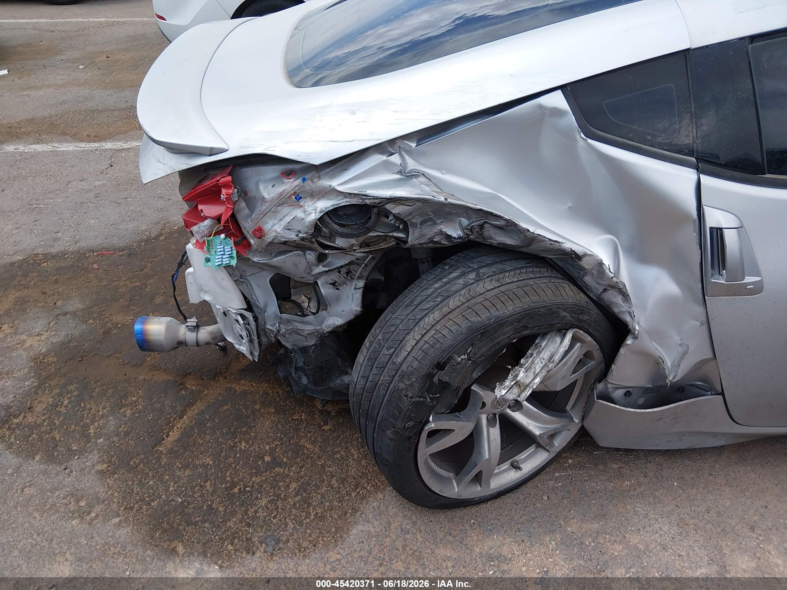 2012 Nissan 370z Touring Silver vin: JN1AZ4EH2CM563955