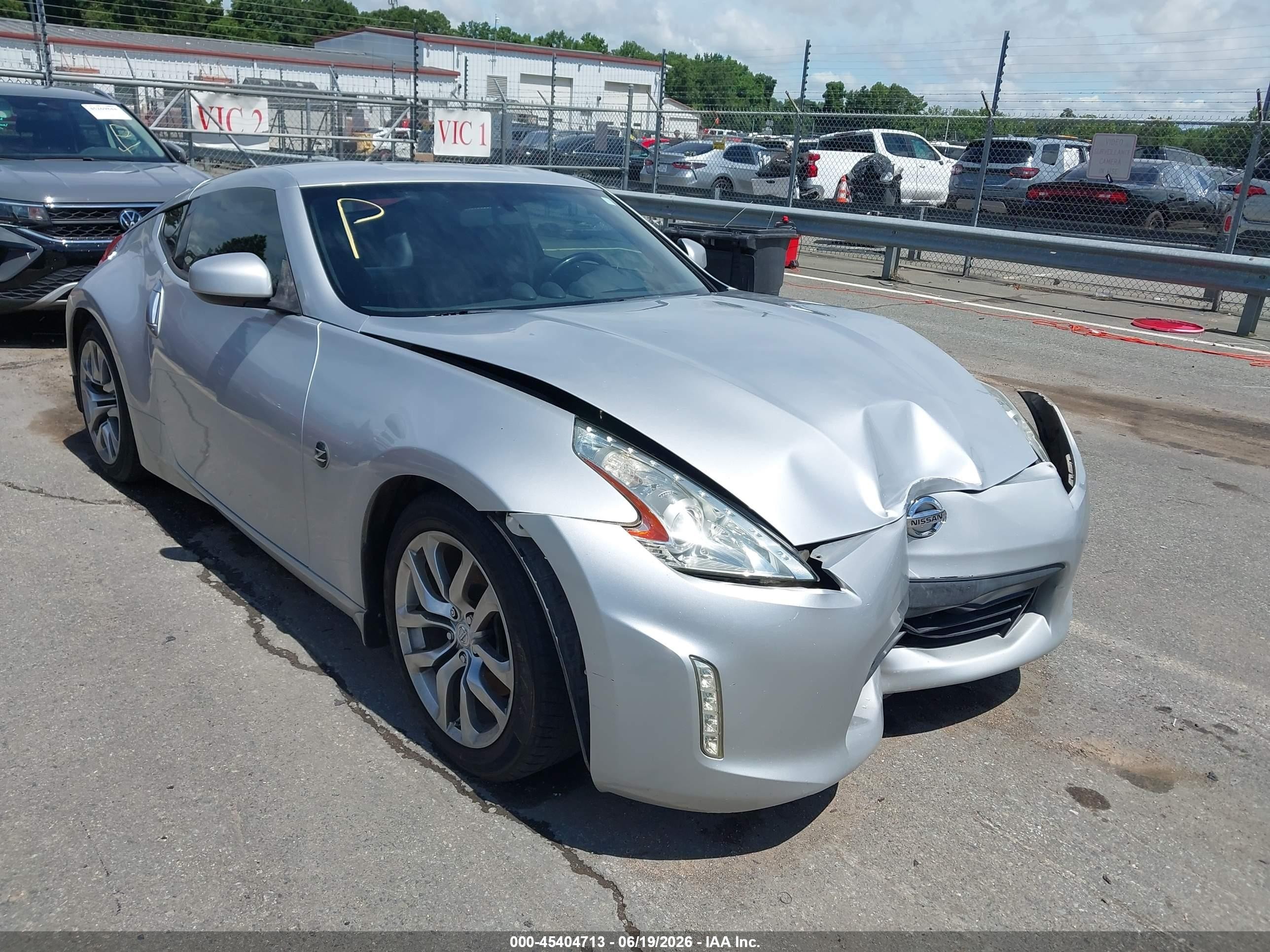 2014 Nissan 370z   Silver vin: JN1AZ4EH2EM633778
