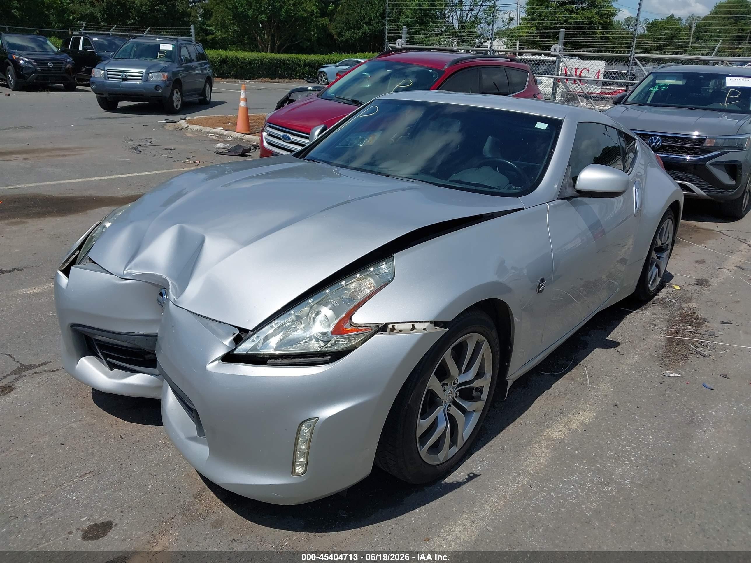 2014 Nissan 370z   Silver vin: JN1AZ4EH2EM633778