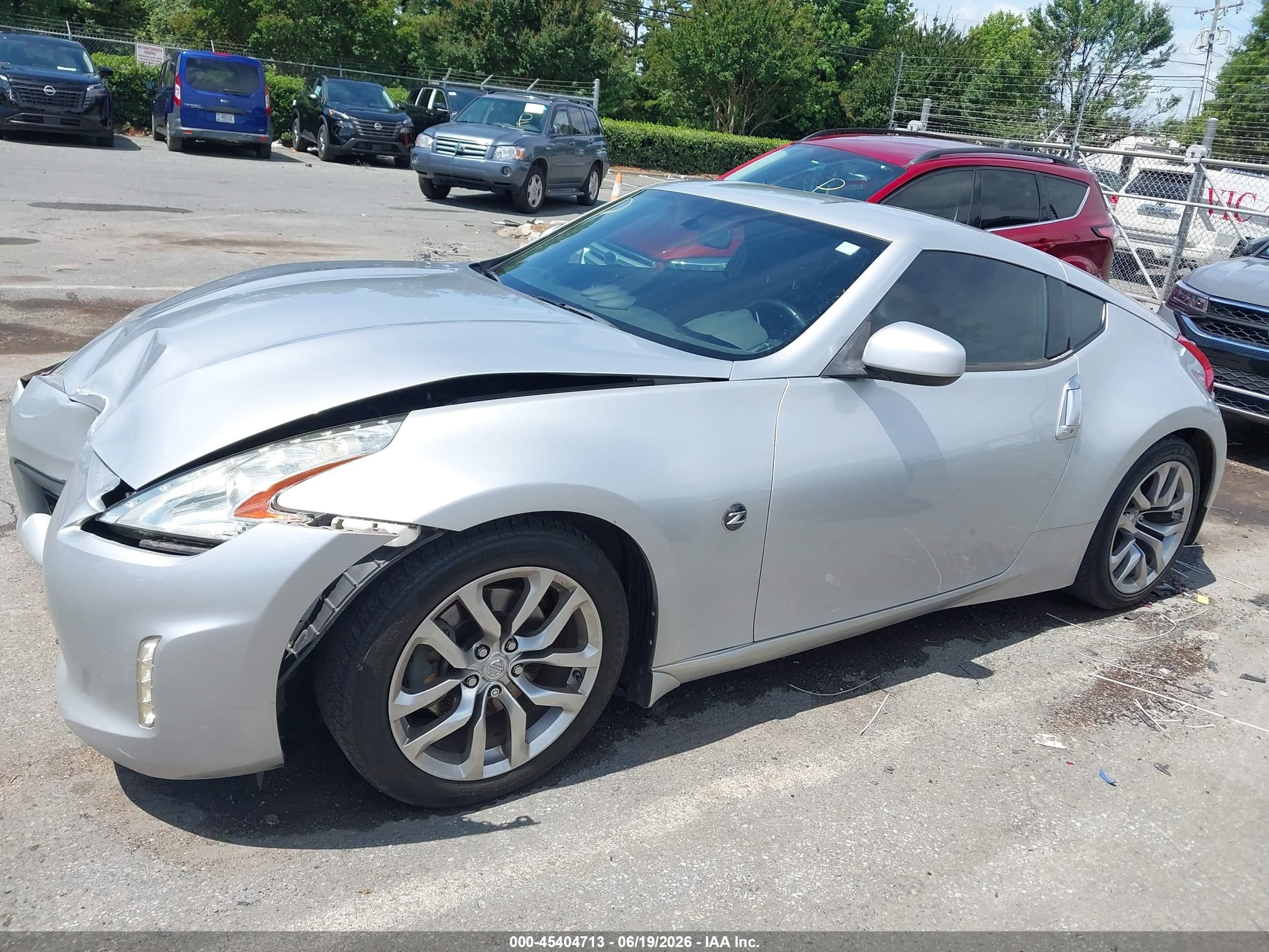 2014 Nissan 370z   Silver vin: JN1AZ4EH2EM633778