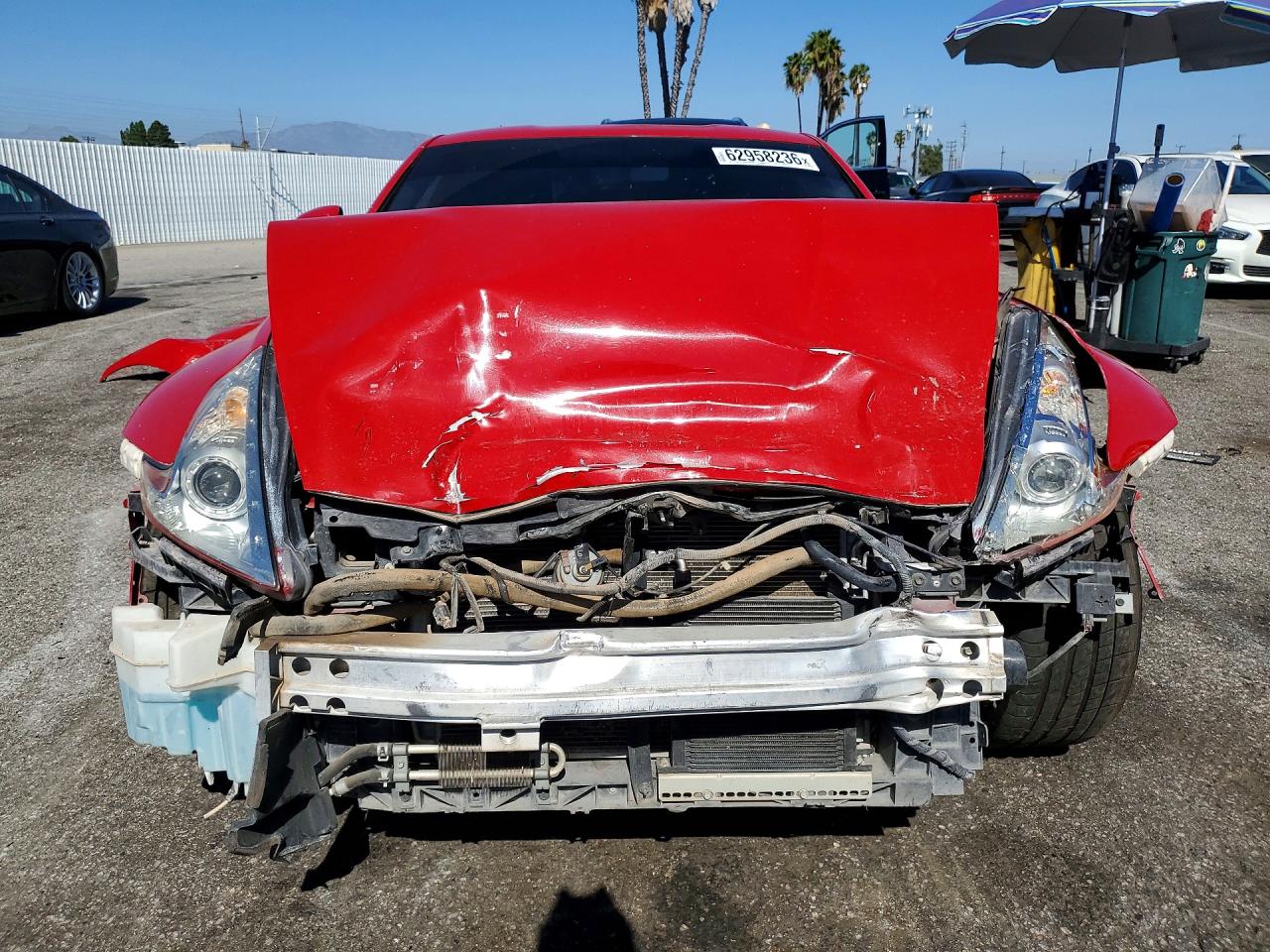 2014 Nissan 370z Base Red vin: JN1AZ4EH2EM635112