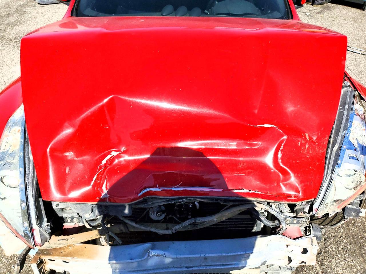 2014 Nissan 370z Base Red vin: JN1AZ4EH2EM635112