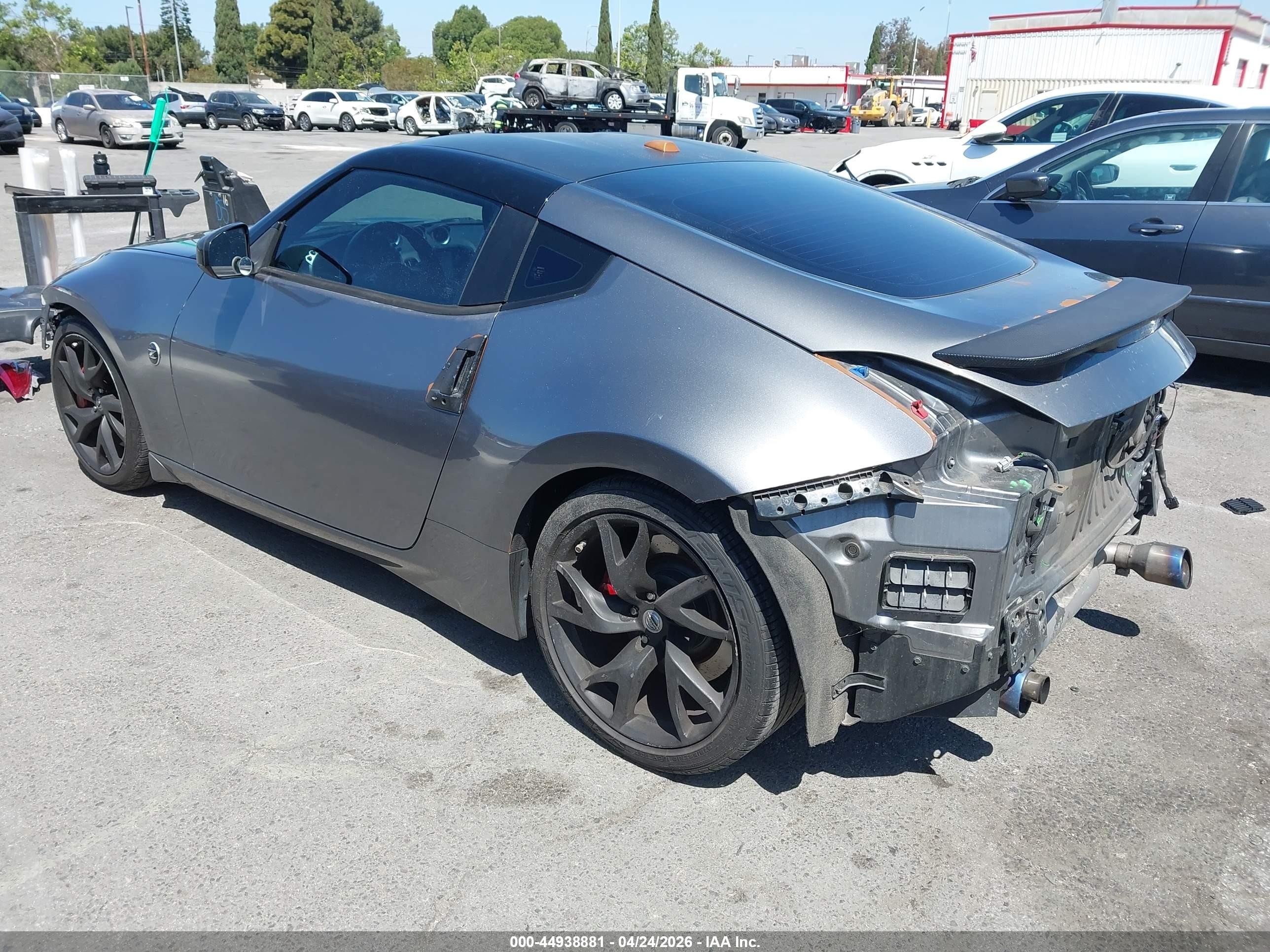 2015 Nissan 370z Sport Tech Gray vin: JN1AZ4EH2FM440273