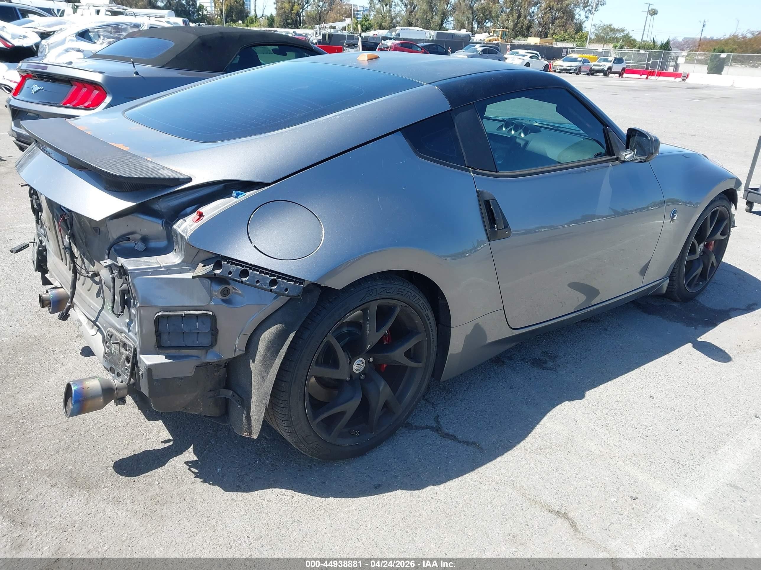 2015 Nissan 370z Sport Tech Gray vin: JN1AZ4EH2FM440273