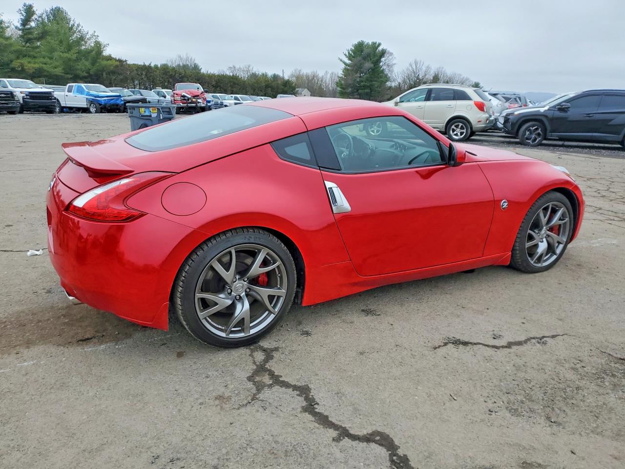2015 Nissan 370z Sport Red vin: JN1AZ4EH2FM442816