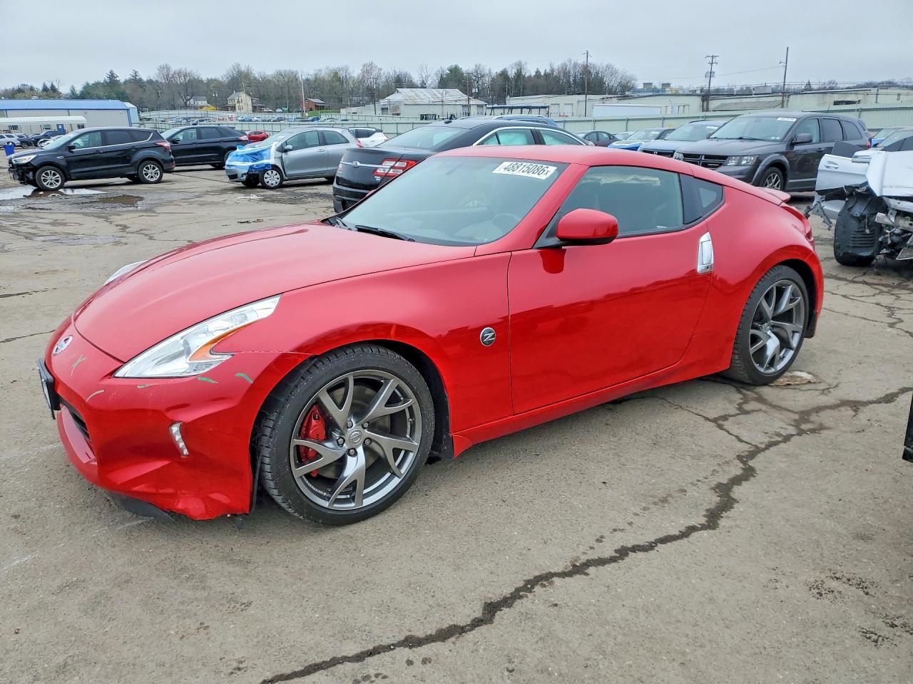 2015 Nissan 370z Sport Red vin: JN1AZ4EH2FM442816