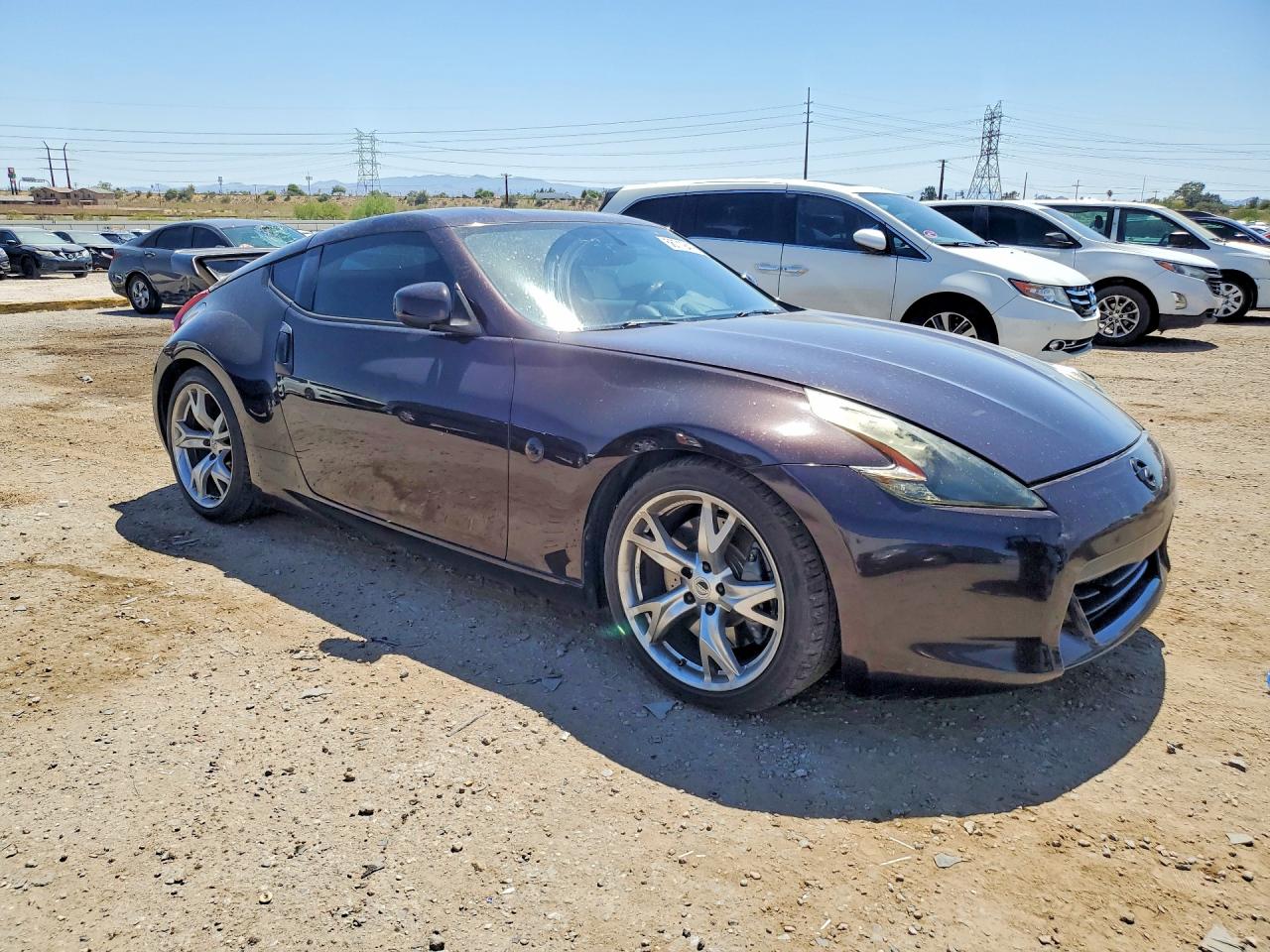 2010 Nissan 370z Base Purple vin: JN1AZ4EH3AM500456