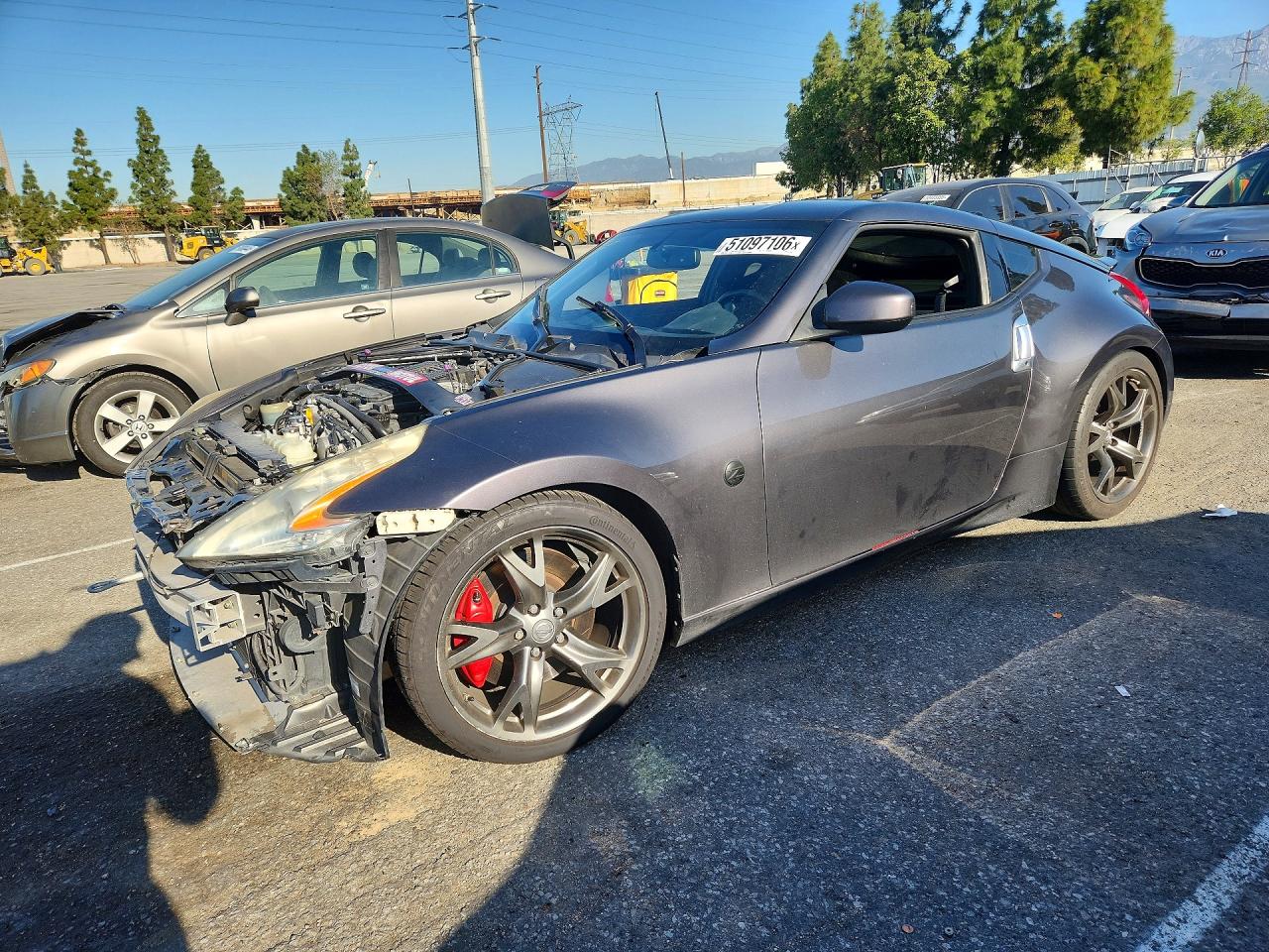 2010 Nissan 370z Base Charcoal vin: JN1AZ4EH3AM501798