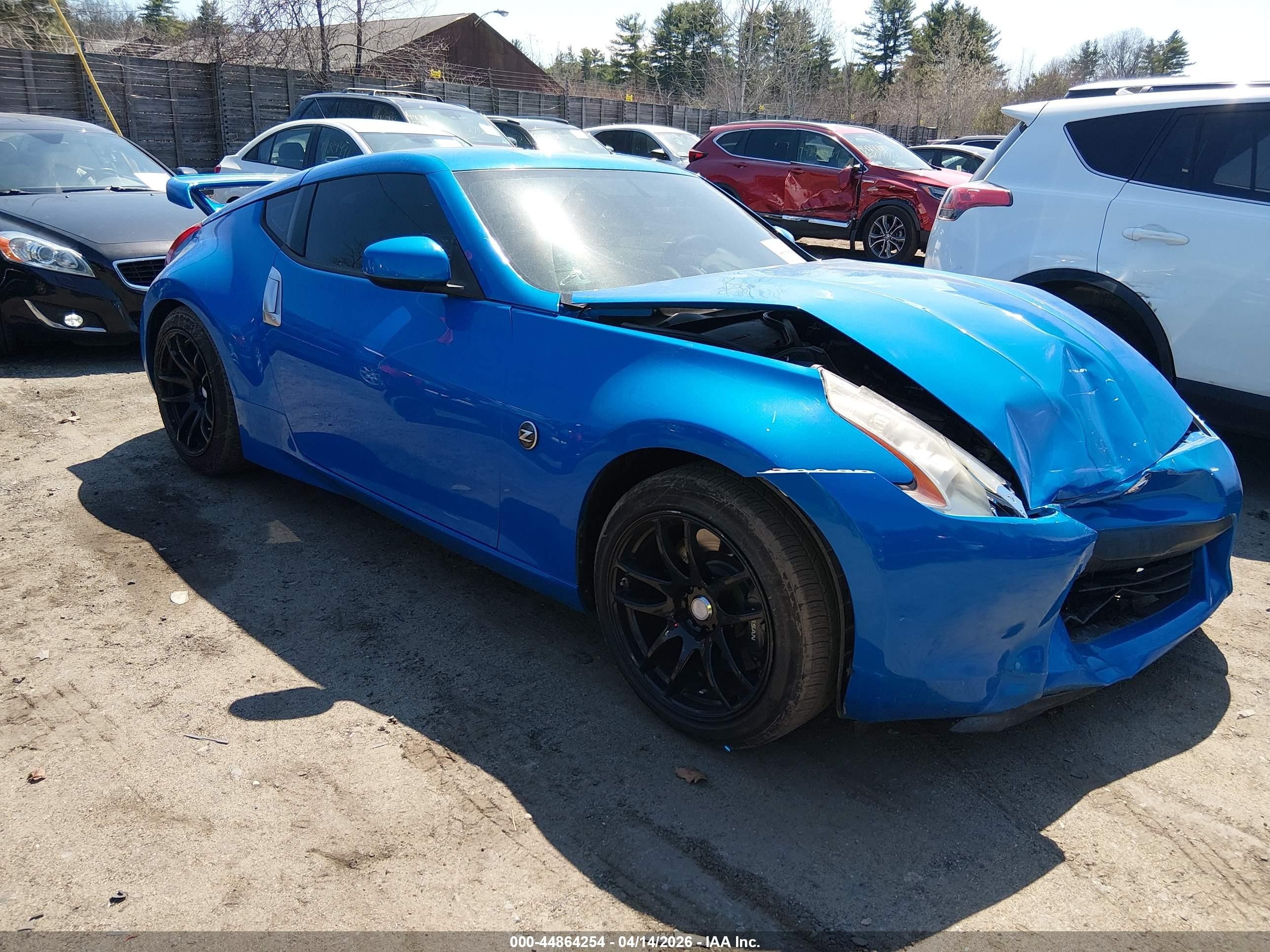 2010 Nissan 370z   Blue vin: JN1AZ4EH3AM504247