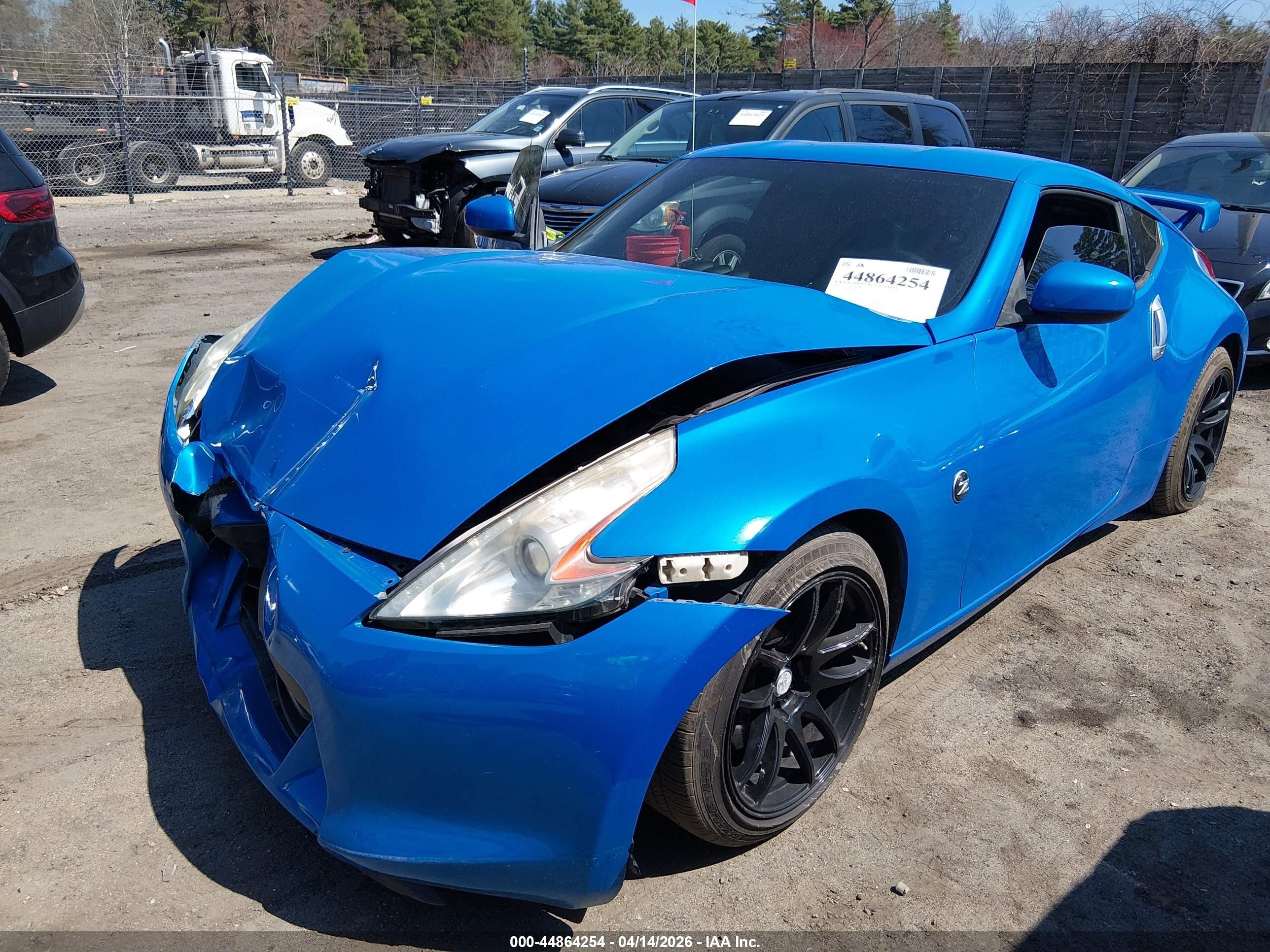2010 Nissan 370z   Blue vin: JN1AZ4EH3AM504247