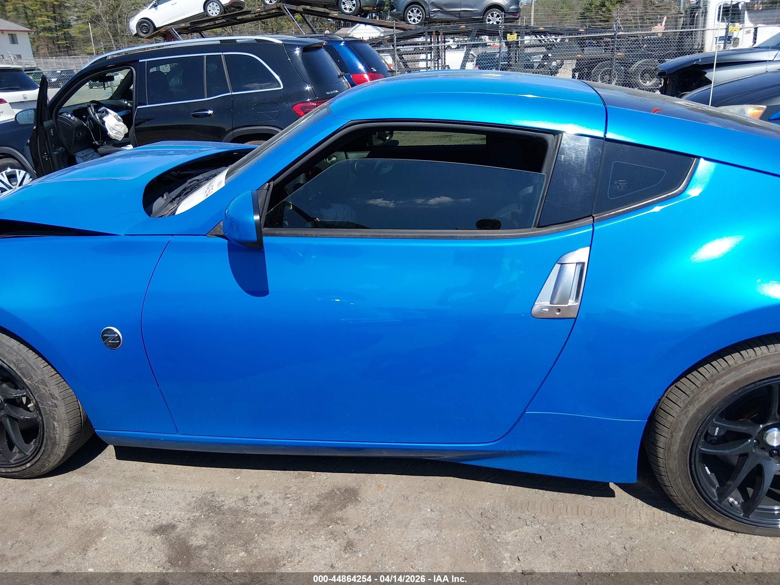 2010 Nissan 370z   Blue vin: JN1AZ4EH3AM504247