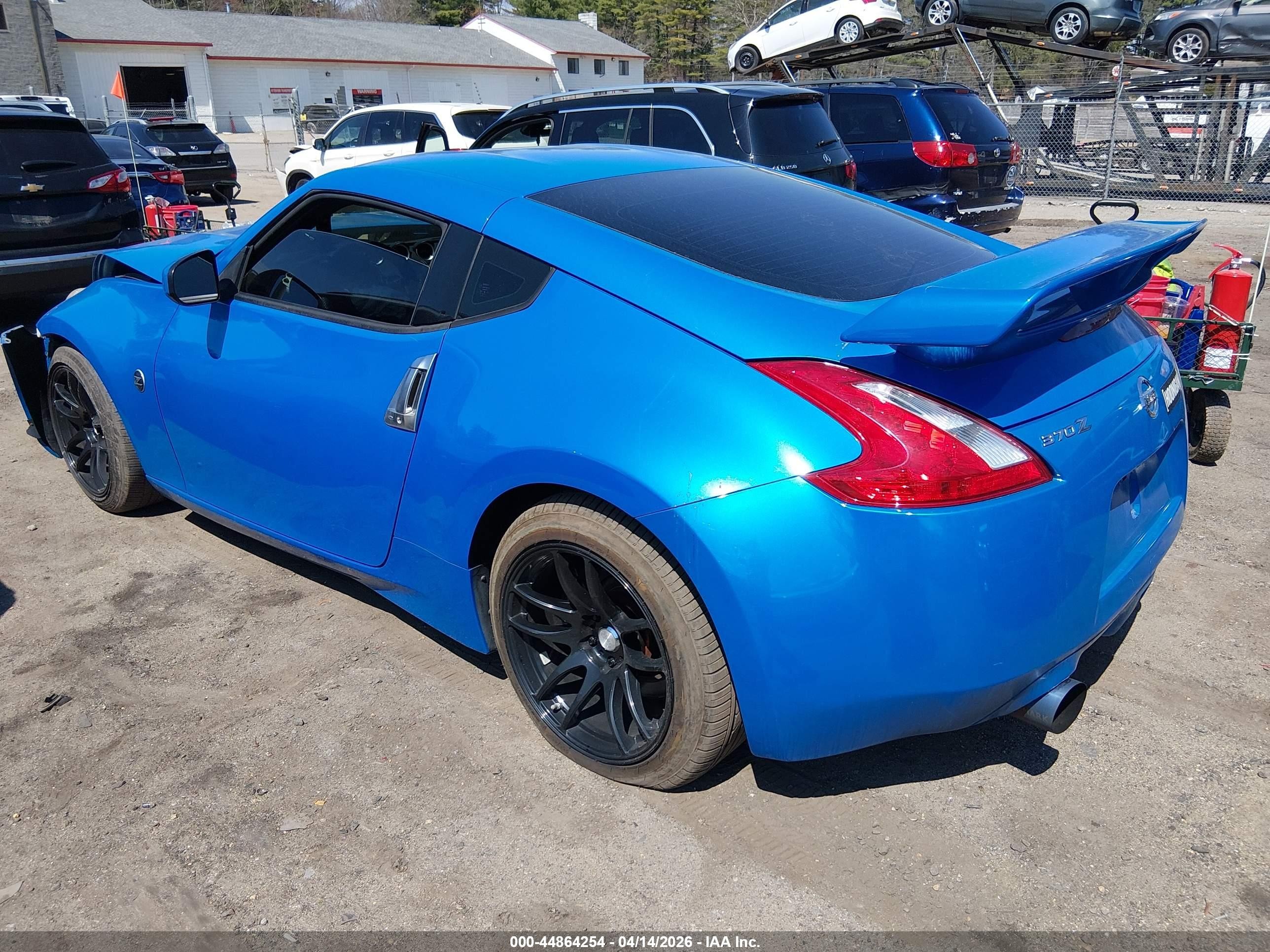 2010 Nissan 370z   Blue vin: JN1AZ4EH3AM504247