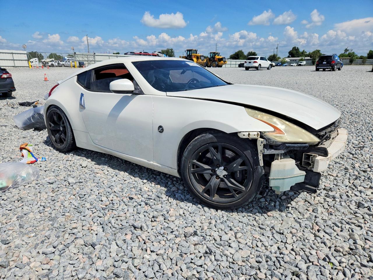 2010 Nissan 370z Base White vin: JN1AZ4EH3AM506175