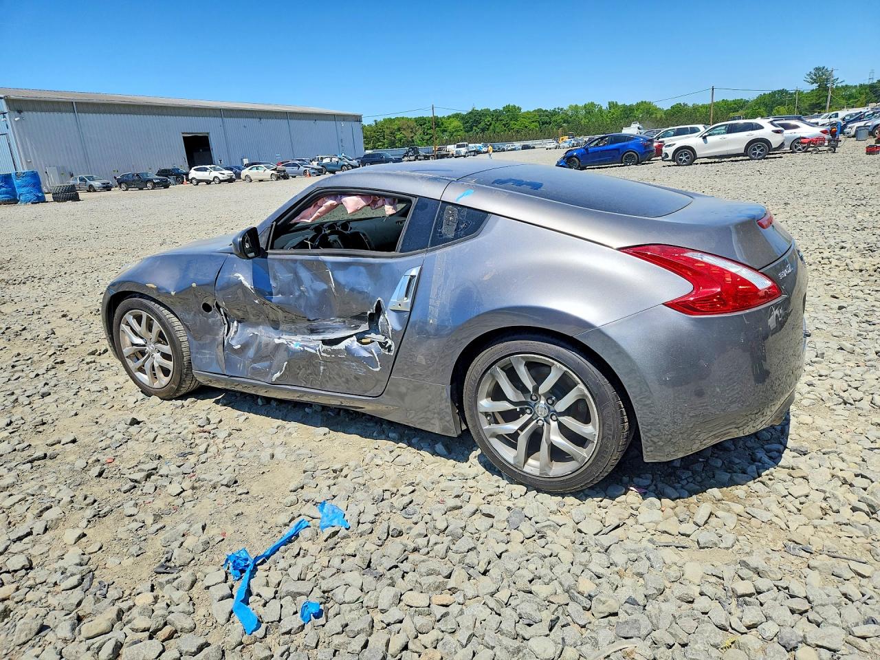 2013 Nissan 370z Base Gray vin: JN1AZ4EH3DM380291