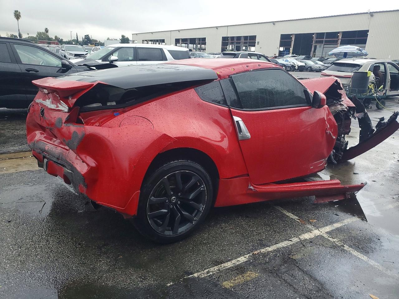 2013 Nissan 370z Base Red vin: JN1AZ4EH3DM381666