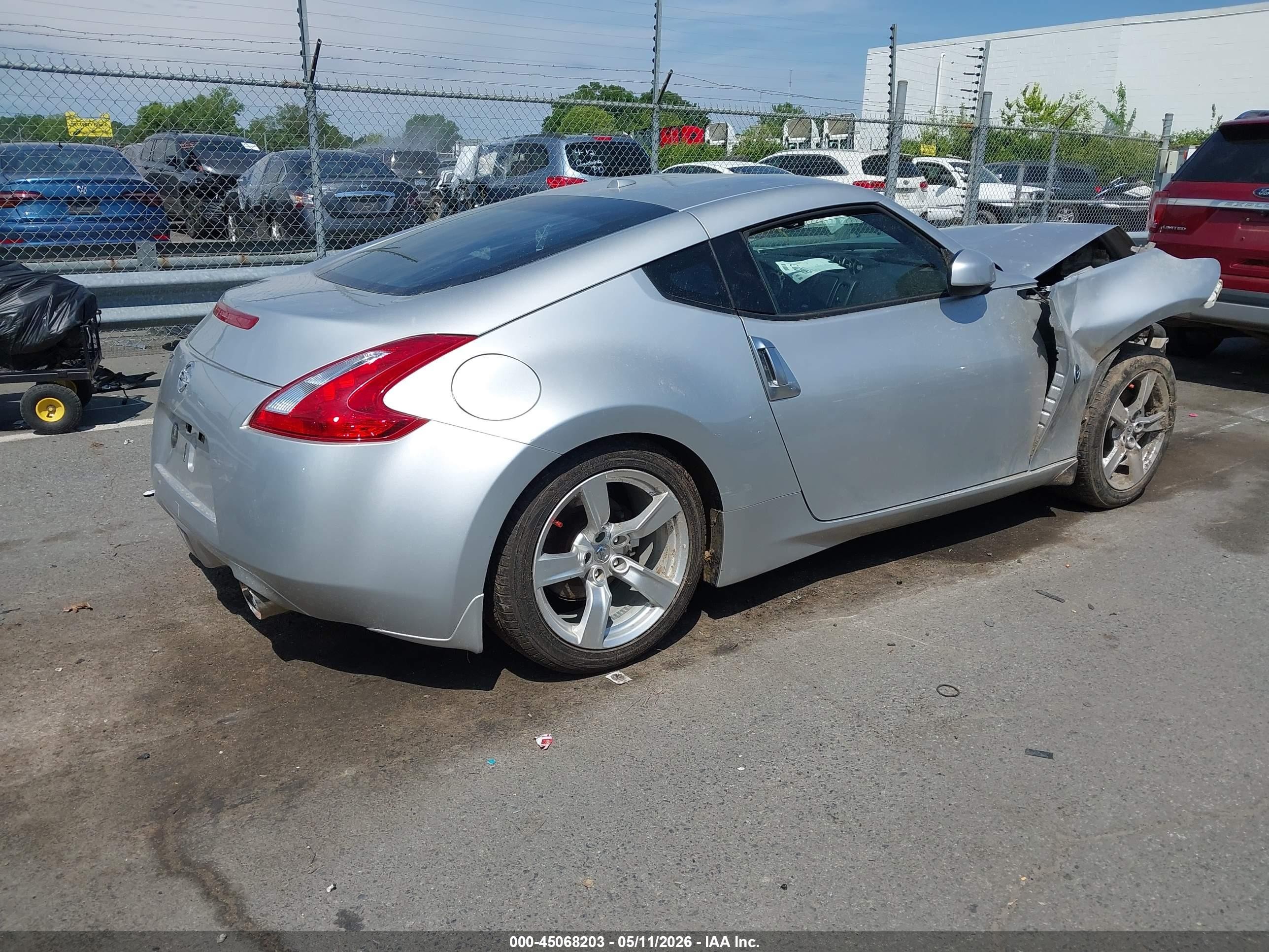 2010 Nissan 370z Touring Gray vin: JN1AZ4EH4AM503706