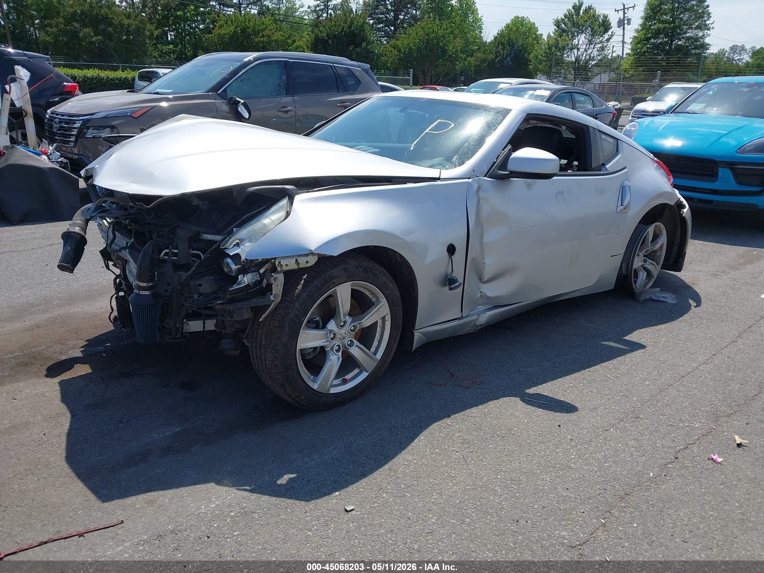 2010 Nissan 370z Touring Gray vin: JN1AZ4EH4AM503706