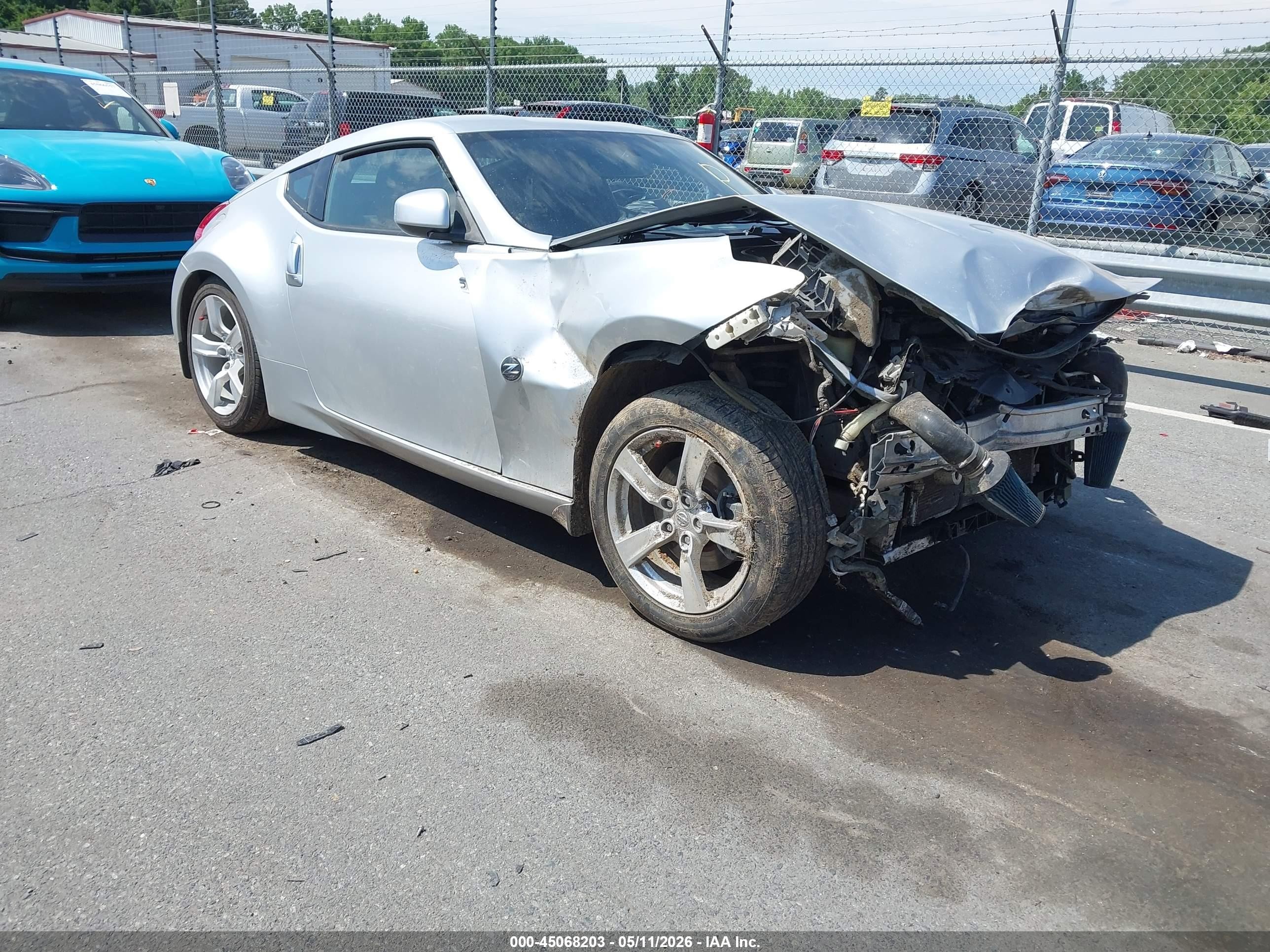 2010 Nissan 370z Touring Gray vin: JN1AZ4EH4AM503706