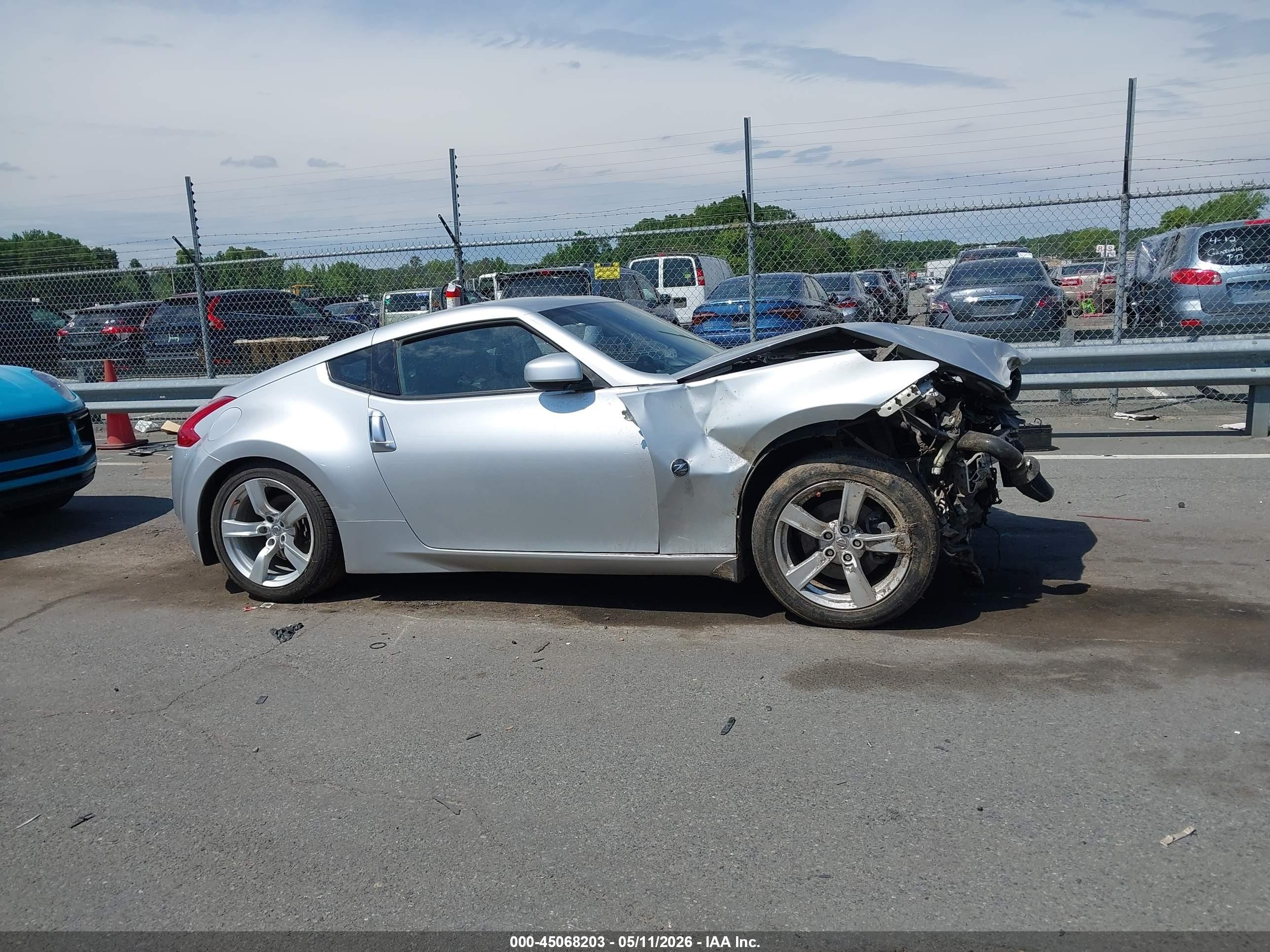 2010 Nissan 370z Touring Gray vin: JN1AZ4EH4AM503706