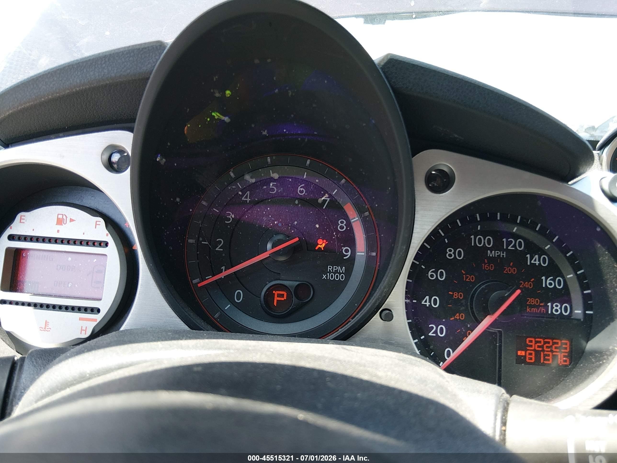 2010 Nissan 370z Touring Burgundy vin: JN1AZ4EH4AM504161