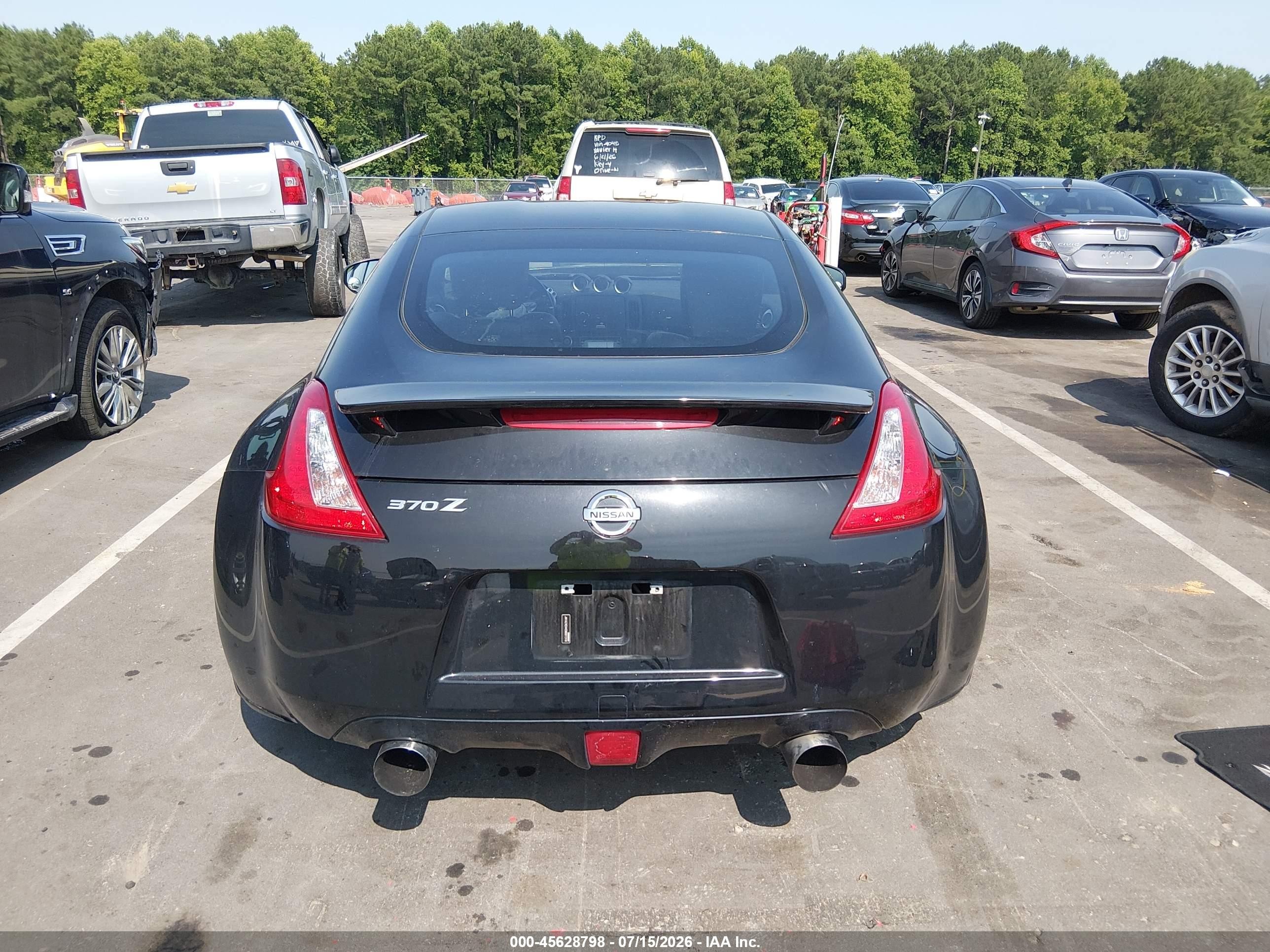 2013 Nissan 370z   Black vin: JN1AZ4EH4DM881318