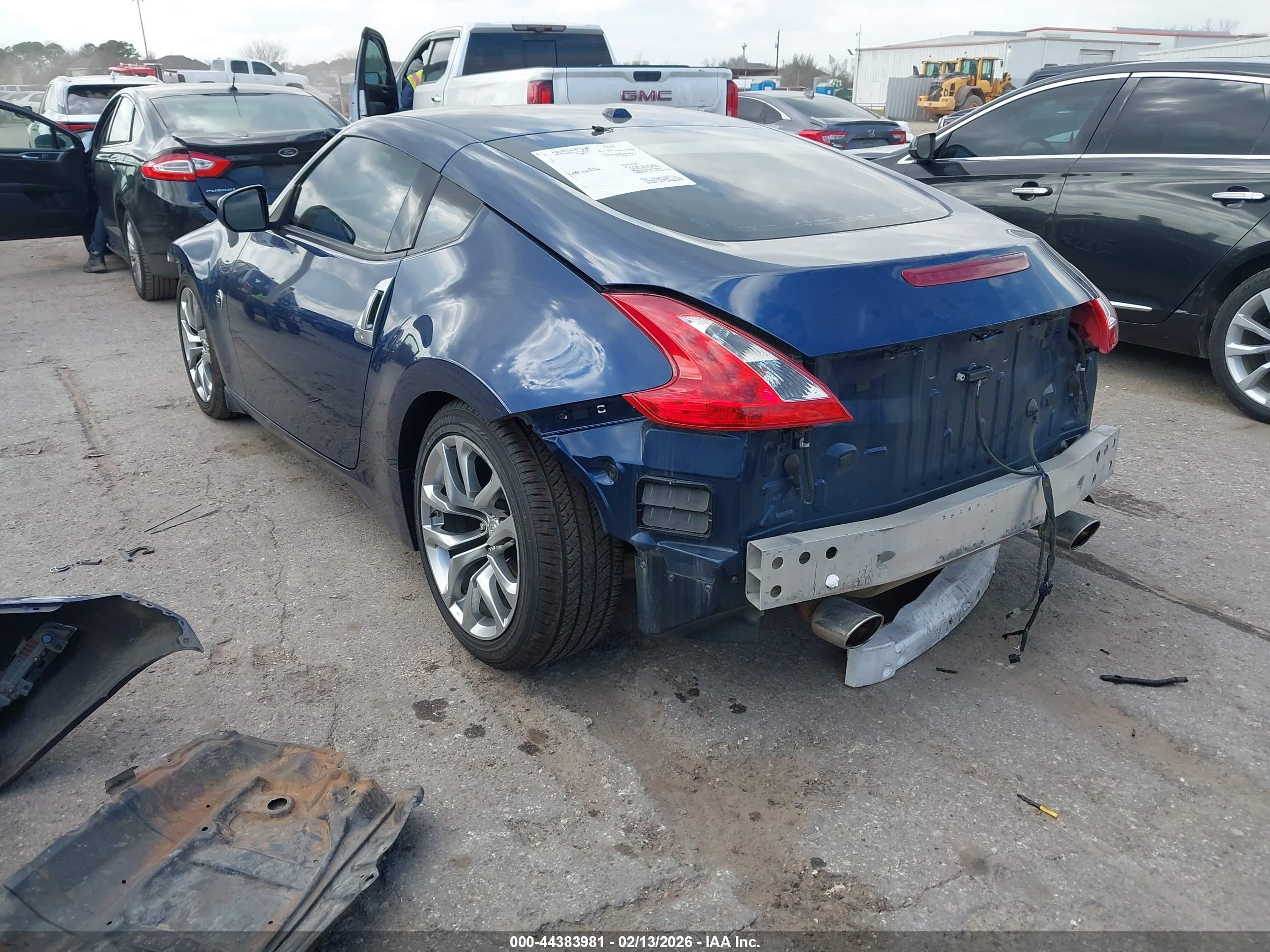 2014 Nissan 370z Touring Blue vin: JN1AZ4EH4EM632051