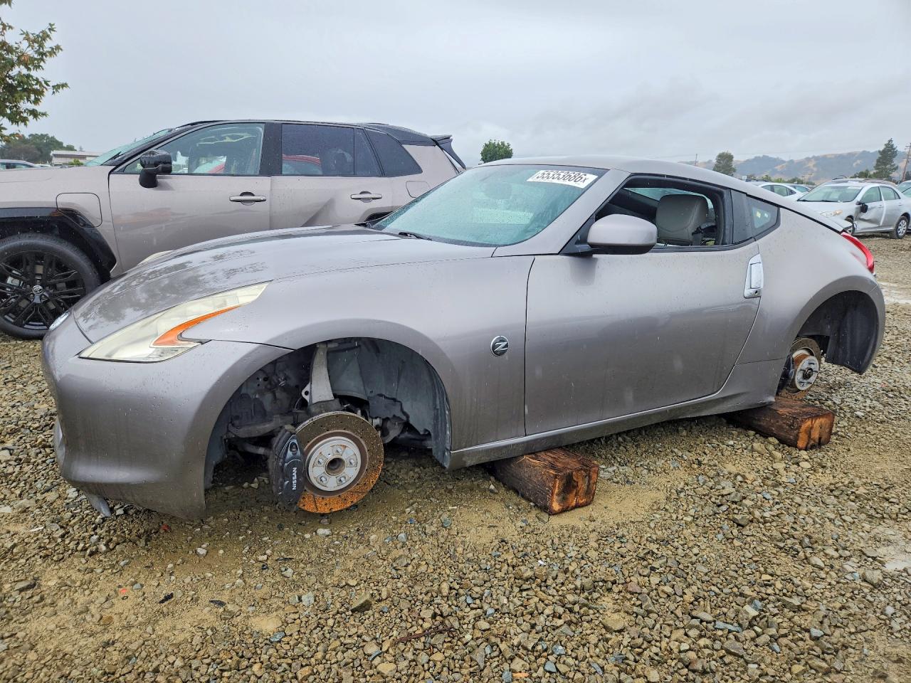 2010 Nissan 370z Base Gray vin: JN1AZ4EH5AM500796
